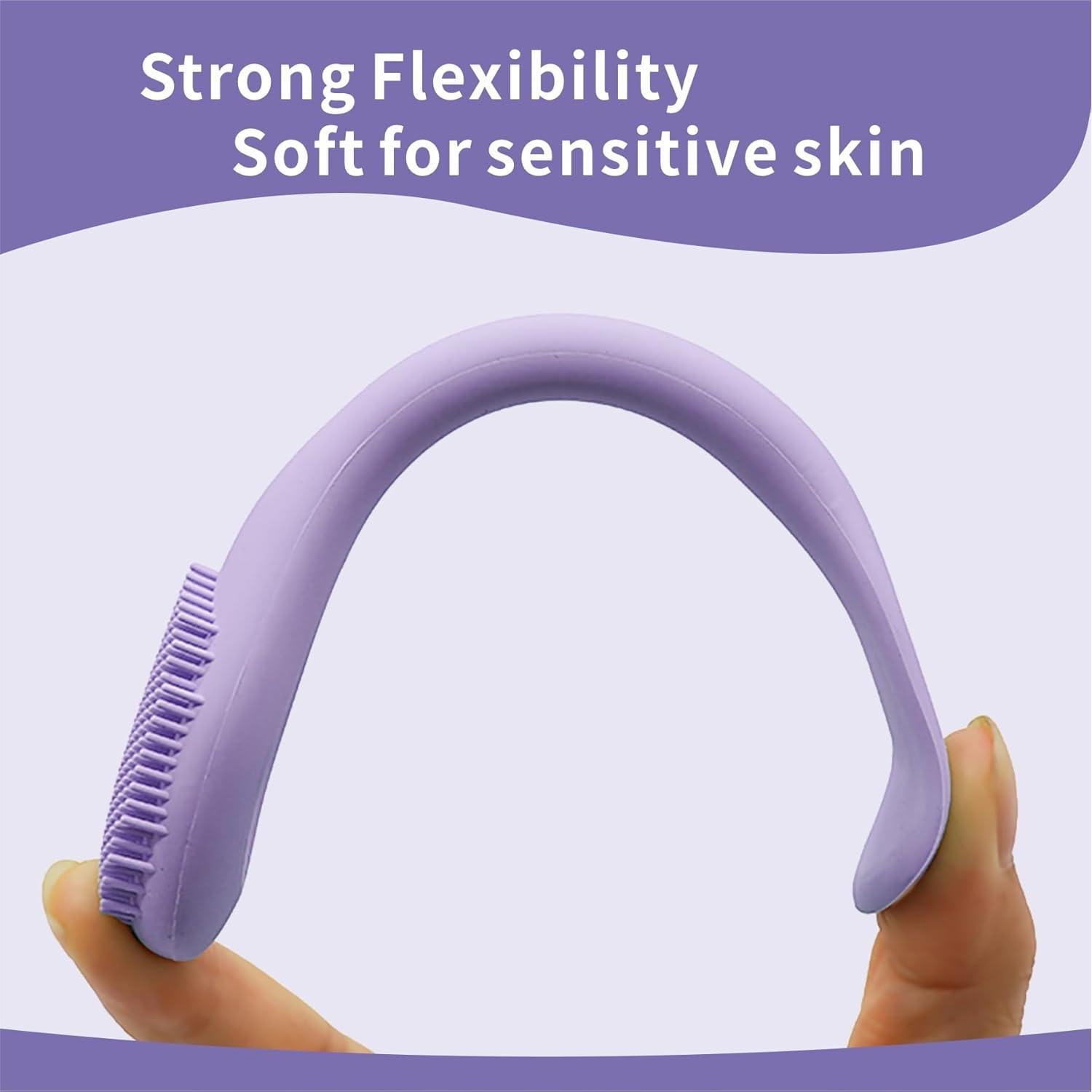 Exfoliador Facial de Silicona 2 en 1 YEADMAL Rosa y Morado