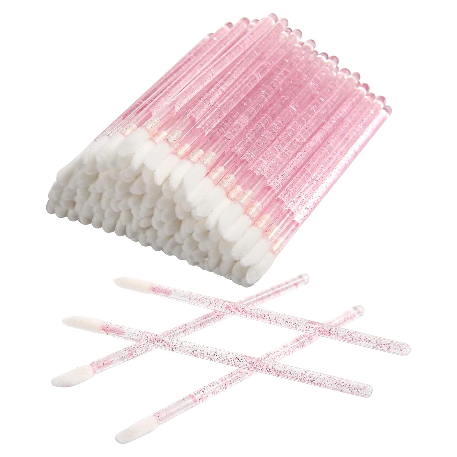 500 Pinceles Desechables LetBeHa para Labios Rosa