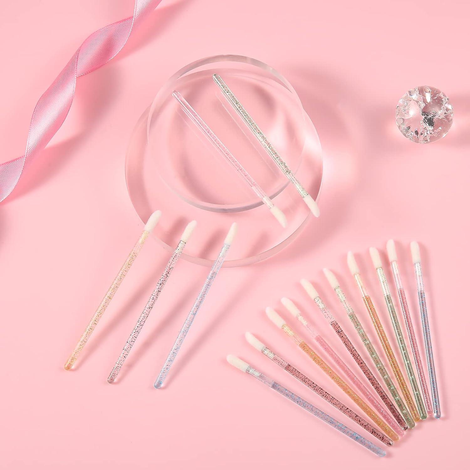 500 Pinceles Desechables LetBeHa para Labios Rosa