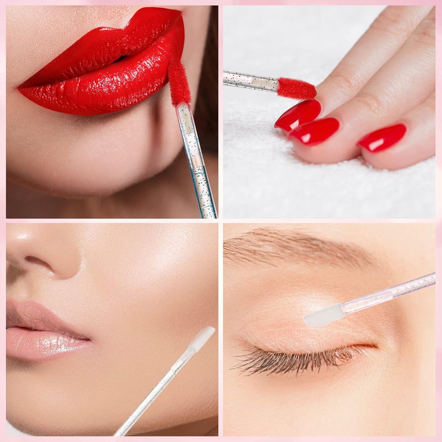 500 Pinceles Desechables LetBeHa para Labios Rosa