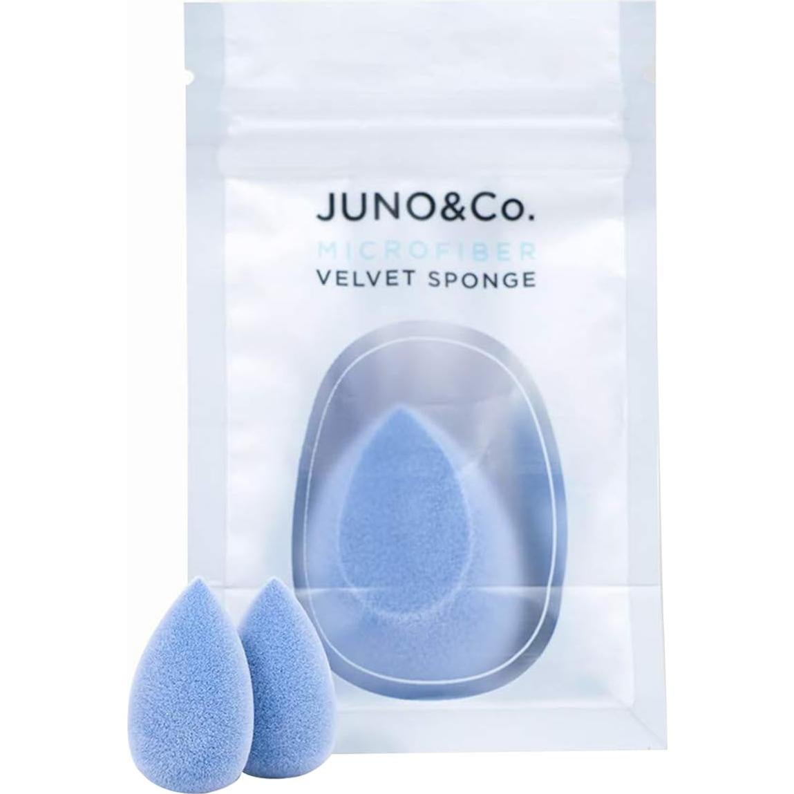 Esponja de Maquillaje JUNO & Co. Microfibra Doble Capa 30g