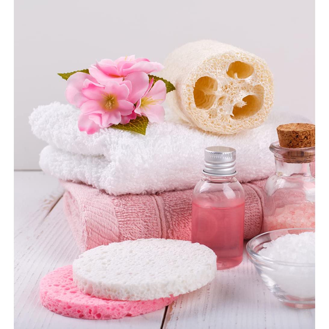 Esponjas Faciales Comprimidas Siluker 50 Unidades 100% Natural