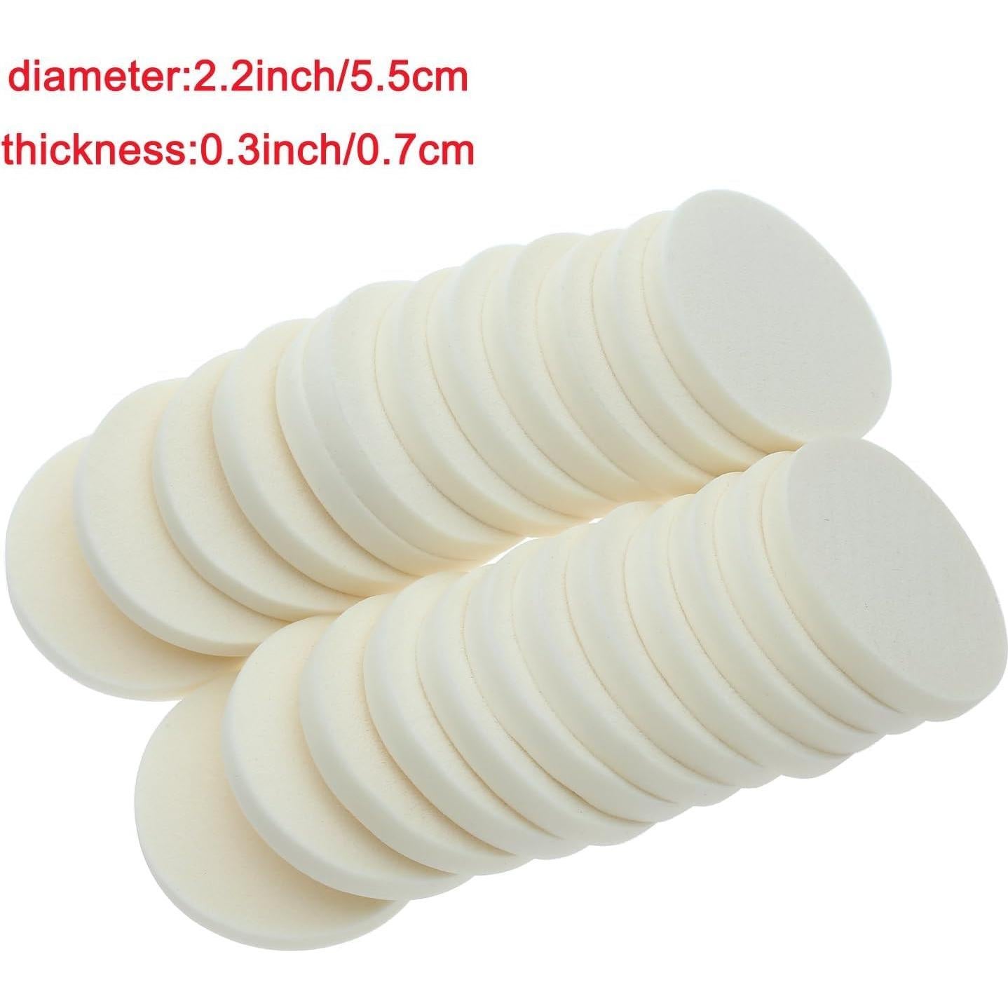 Esponjas de Maquillaje Compactas Anleolife 24 Pcs Suaves