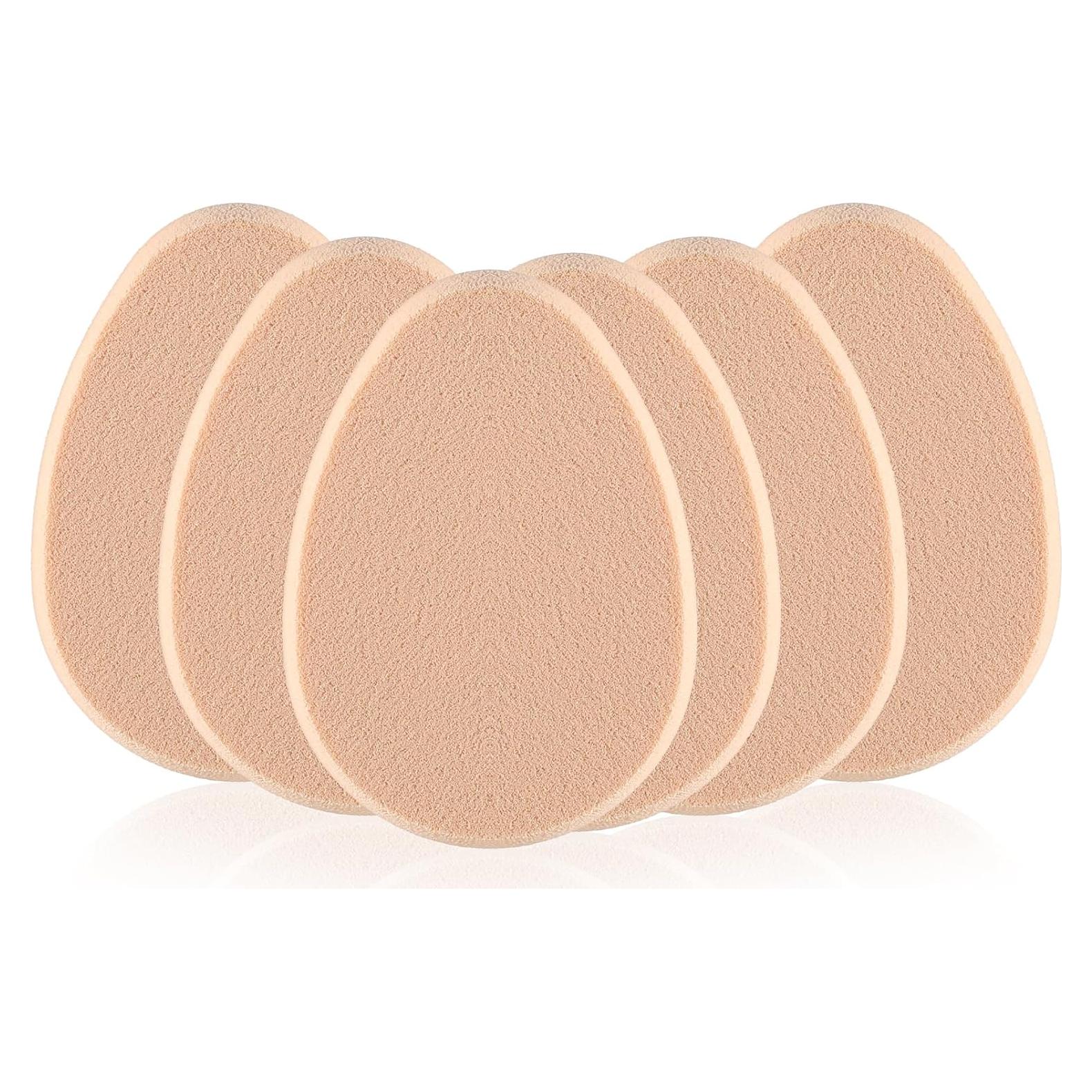 Set de 6 Esponjas de Maquillaje KALIONE Planas Beige