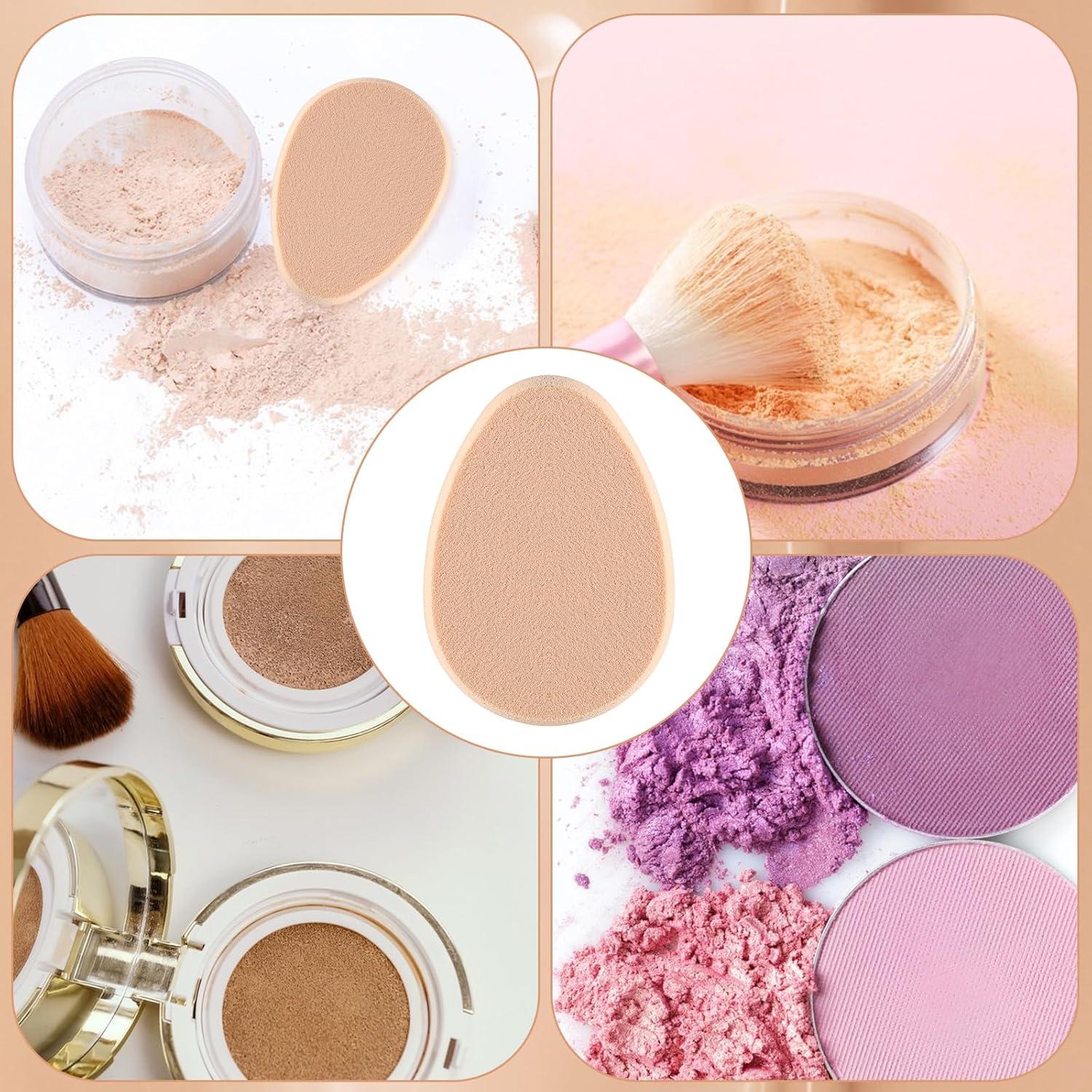 Set de 6 Esponjas de Maquillaje KALIONE Planas Beige