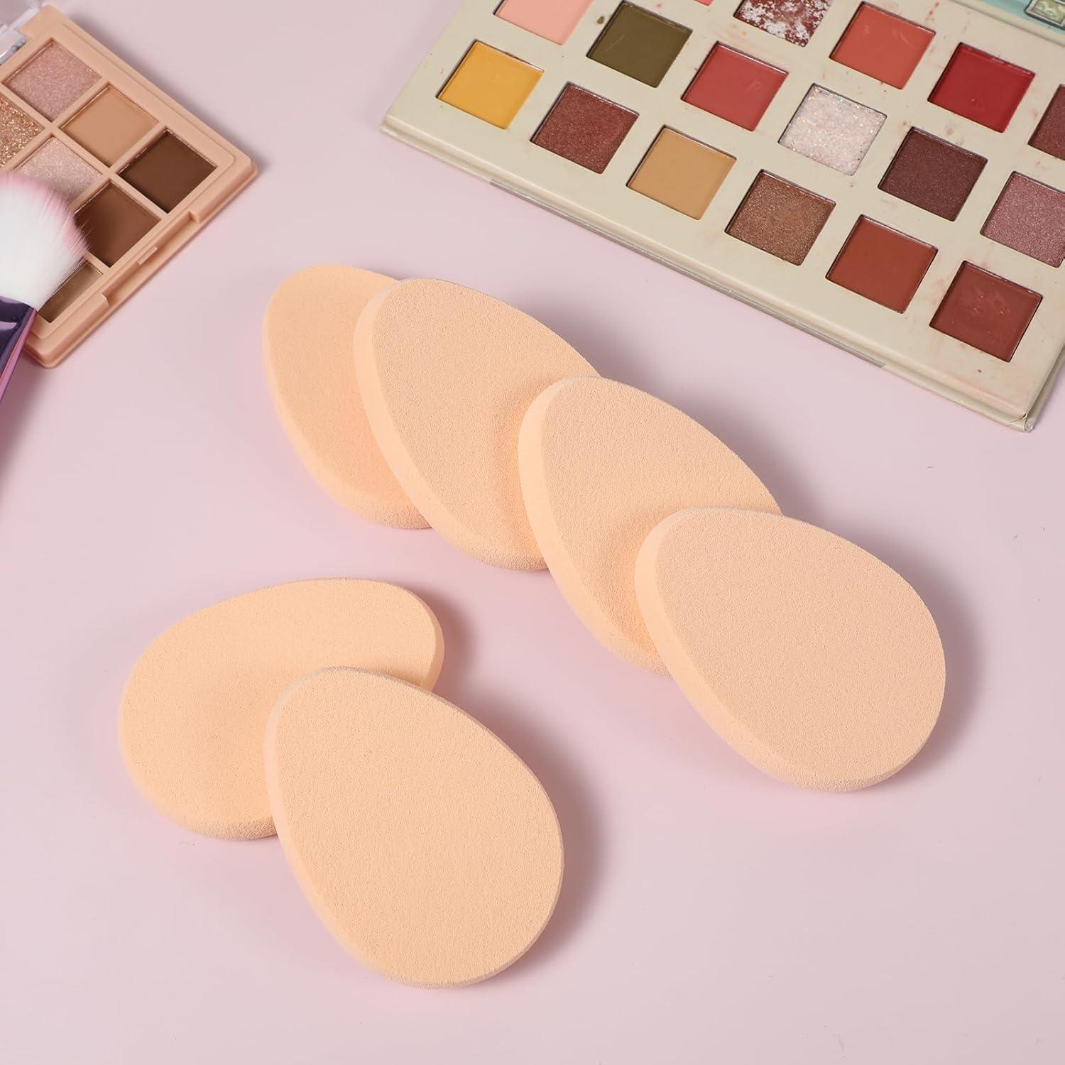 Set de 6 Esponjas de Maquillaje KALIONE Planas Beige