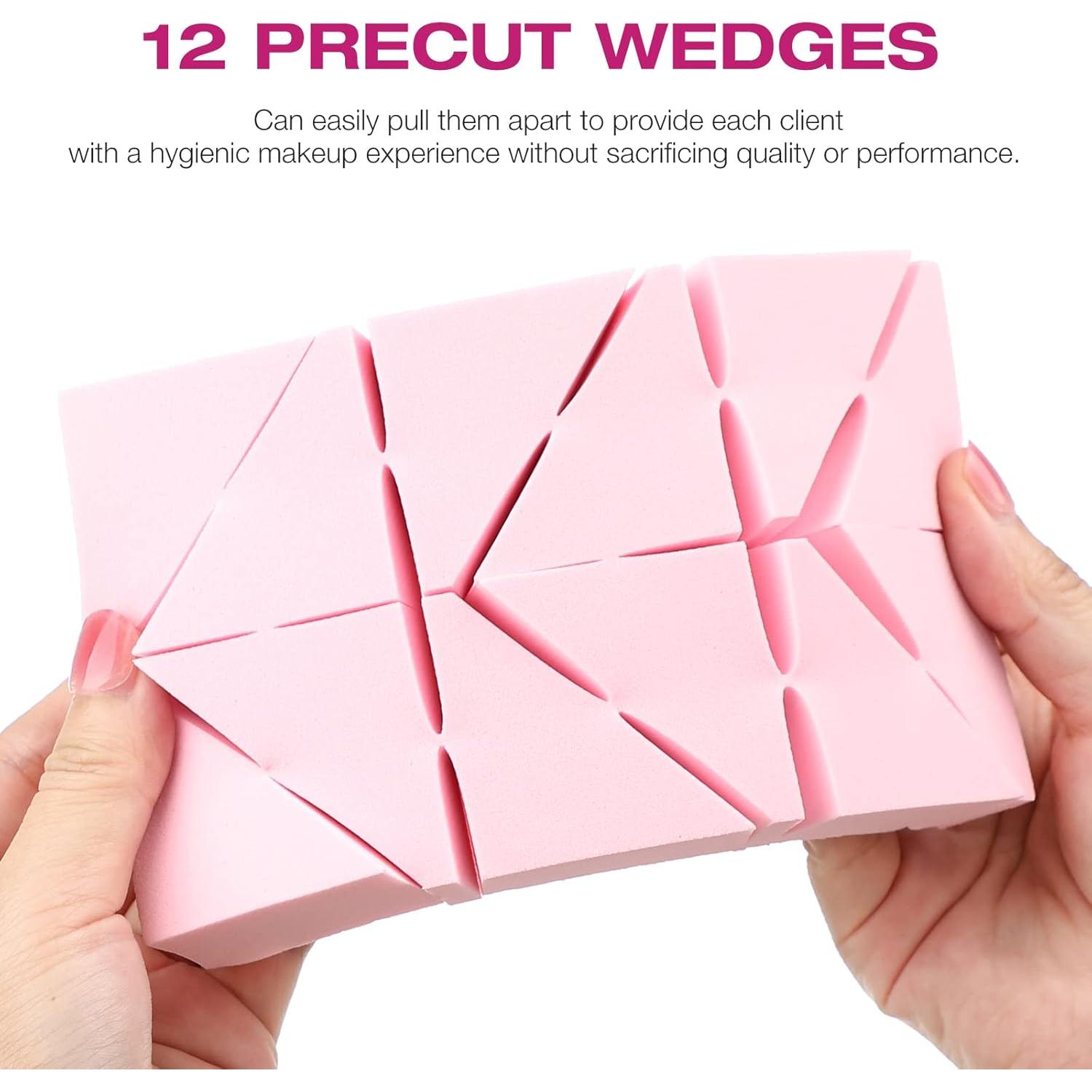 Esponjas de Maquillaje WSYUB 48 Piezas Forma de Cuña Sin Látex