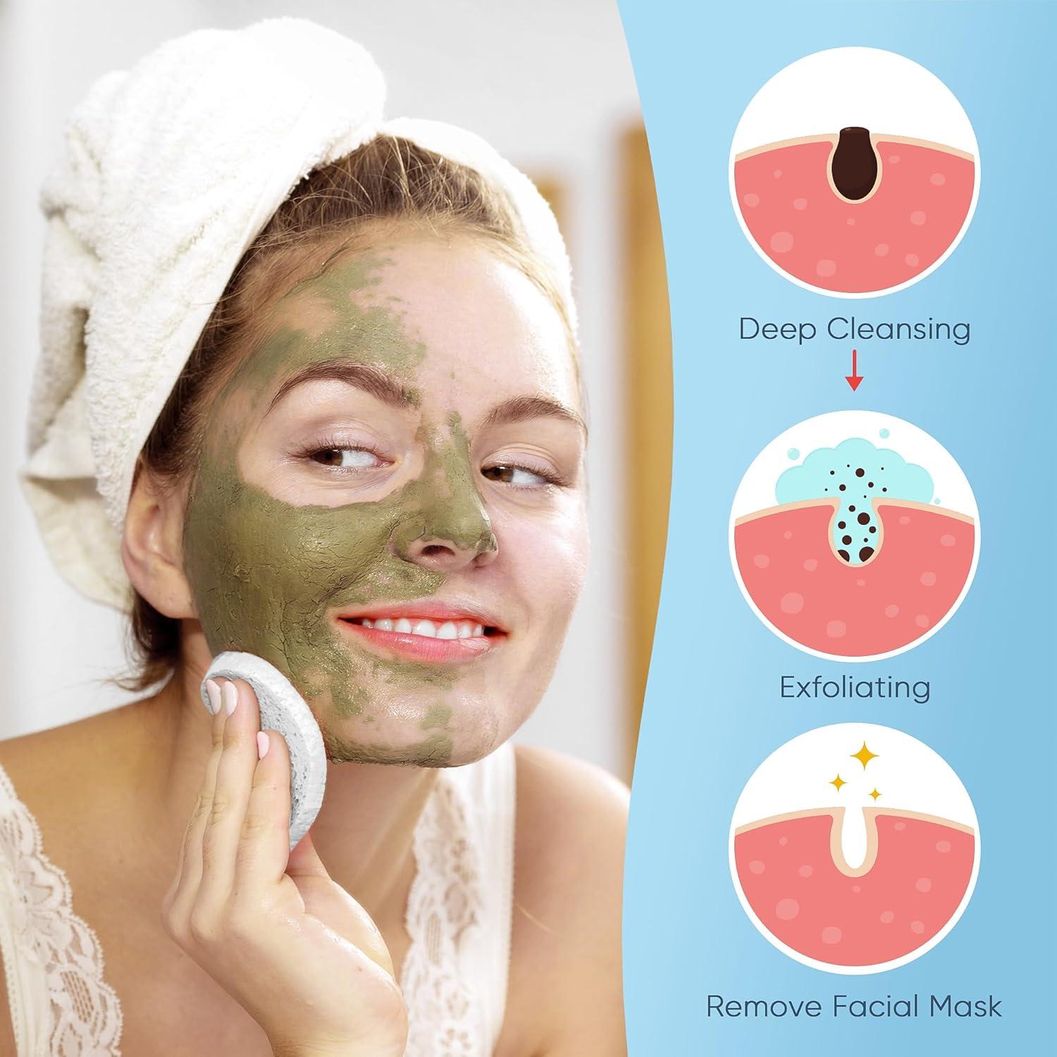 Esponjas Faciales Comprimidas GAINWELL 50 Pcs Biodegradables