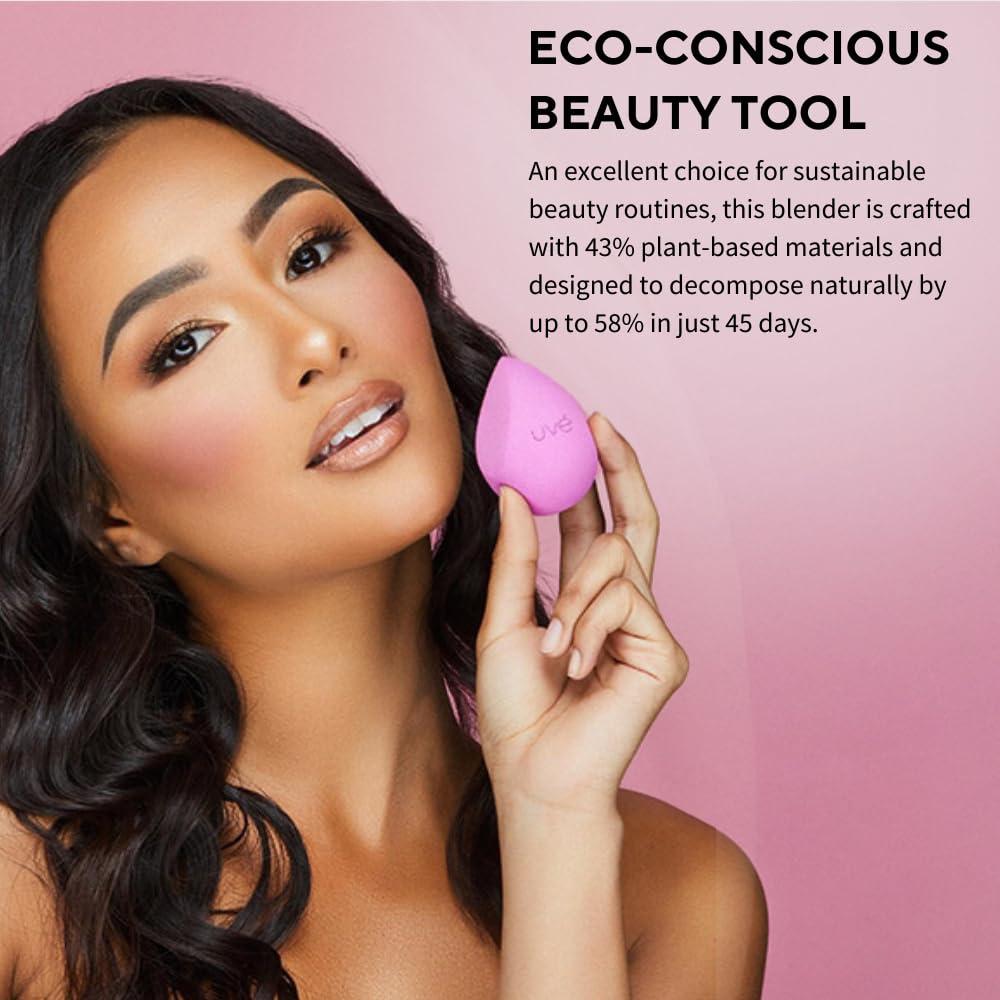 Esponja de Maquillaje UVé Helio Vegana - Aplicación Base y Polvo