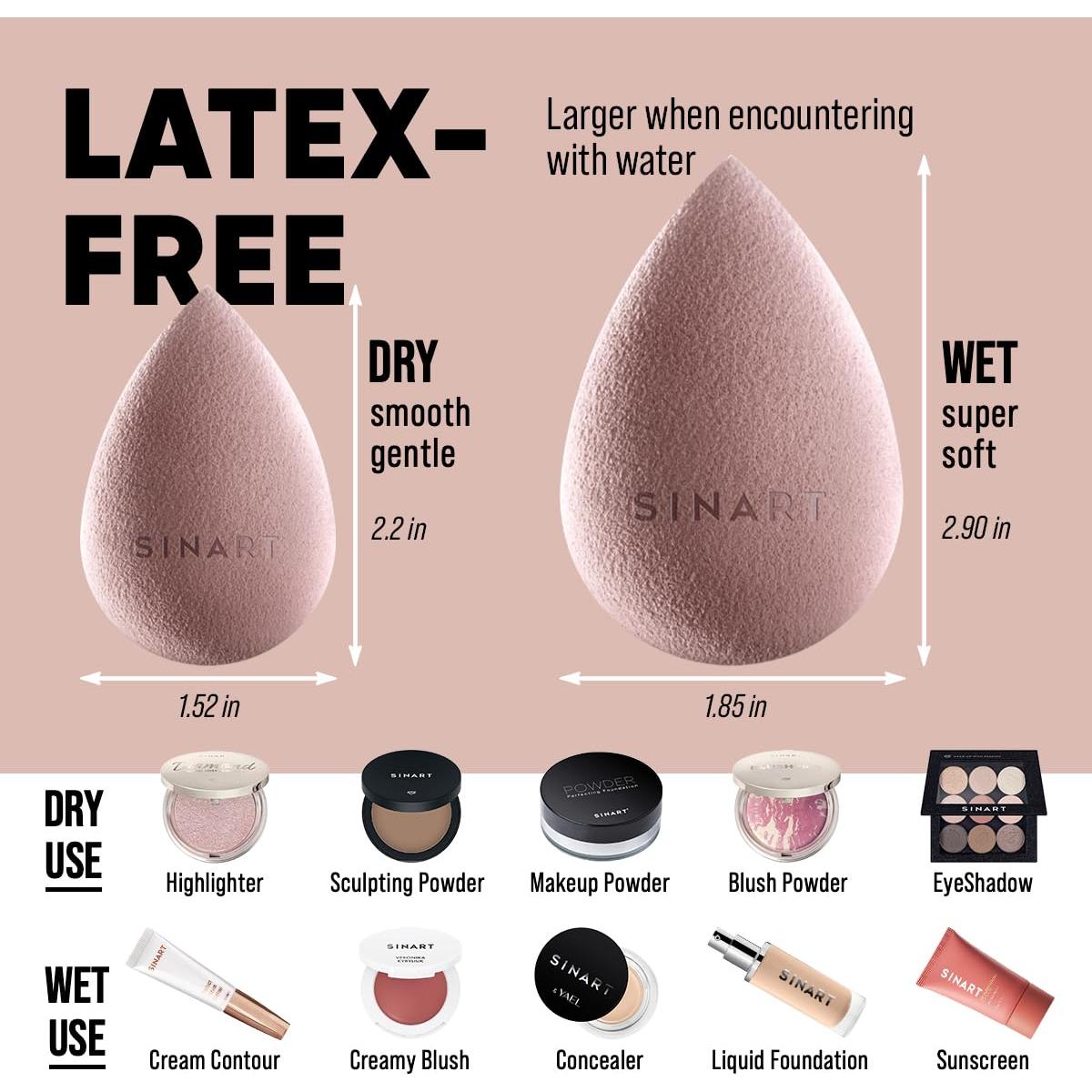 Esponja de Maquillaje PROsponge Beige Vegana y Libre de Crueldad