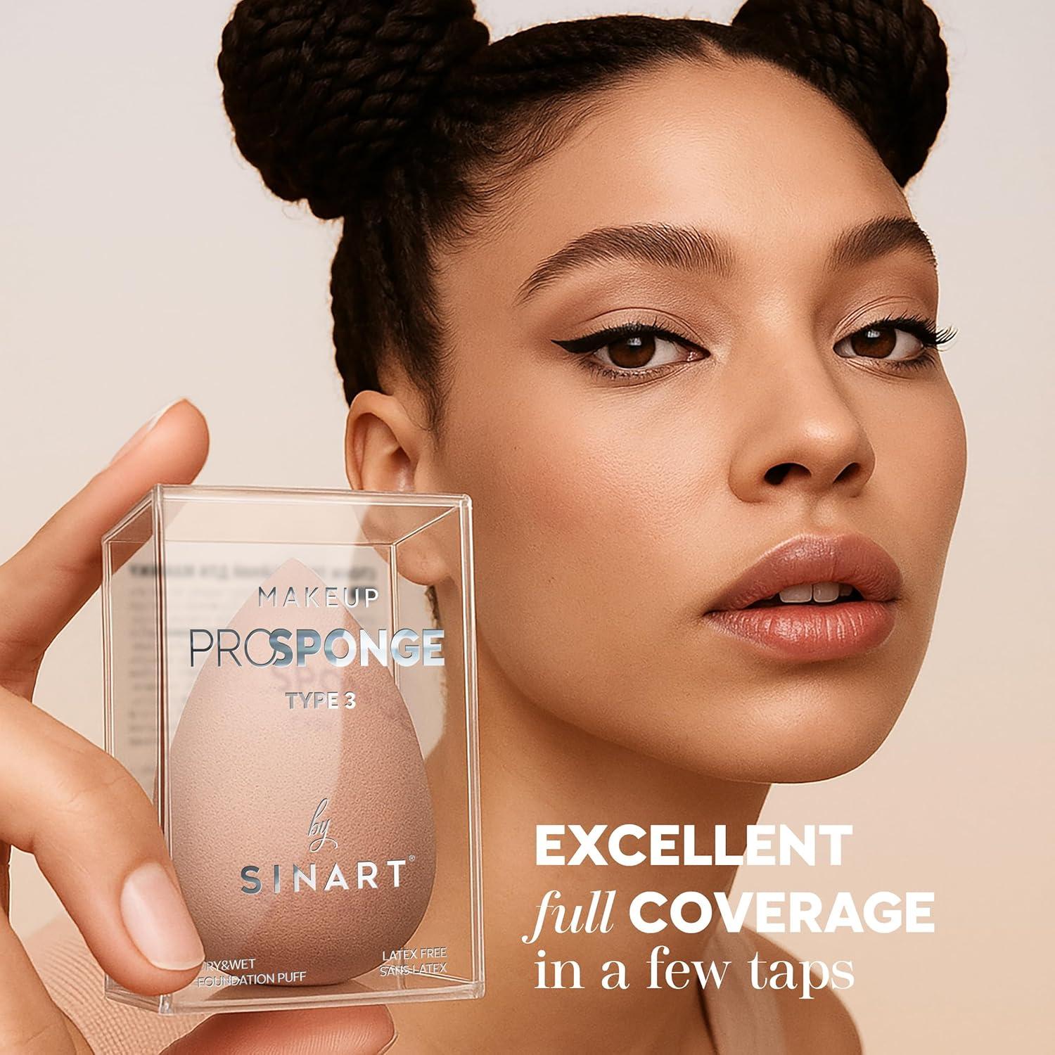 Esponja de Maquillaje PROsponge Beige Vegana y Libre de Crueldad