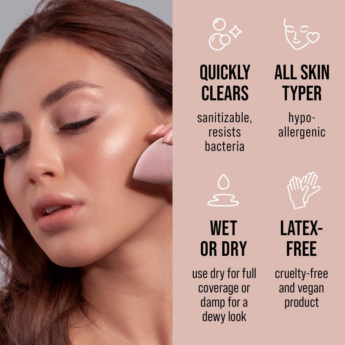 Esponja de Maquillaje PROsponge Beige Vegana y Libre de Crueldad