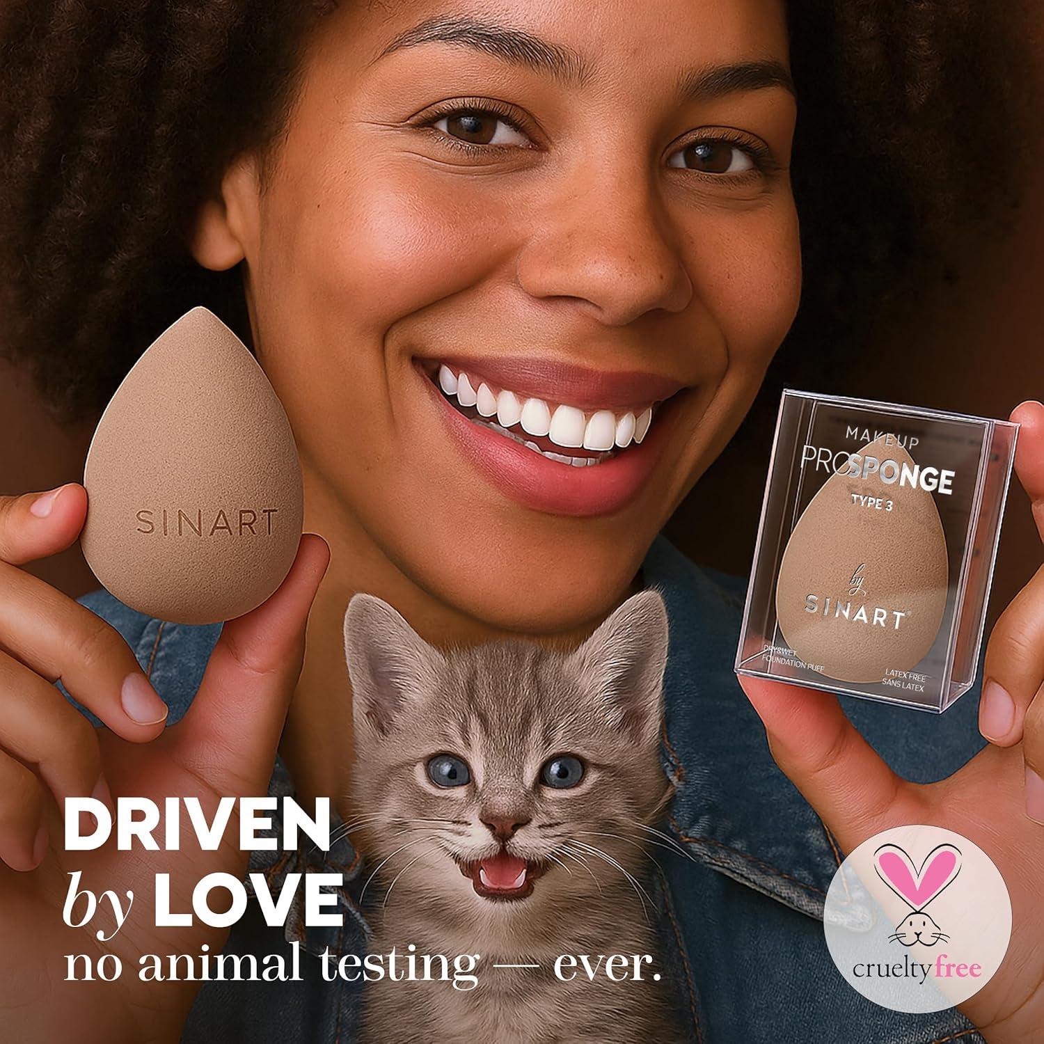 Esponja de Maquillaje PROsponge Beige Vegana y Libre de Crueldad