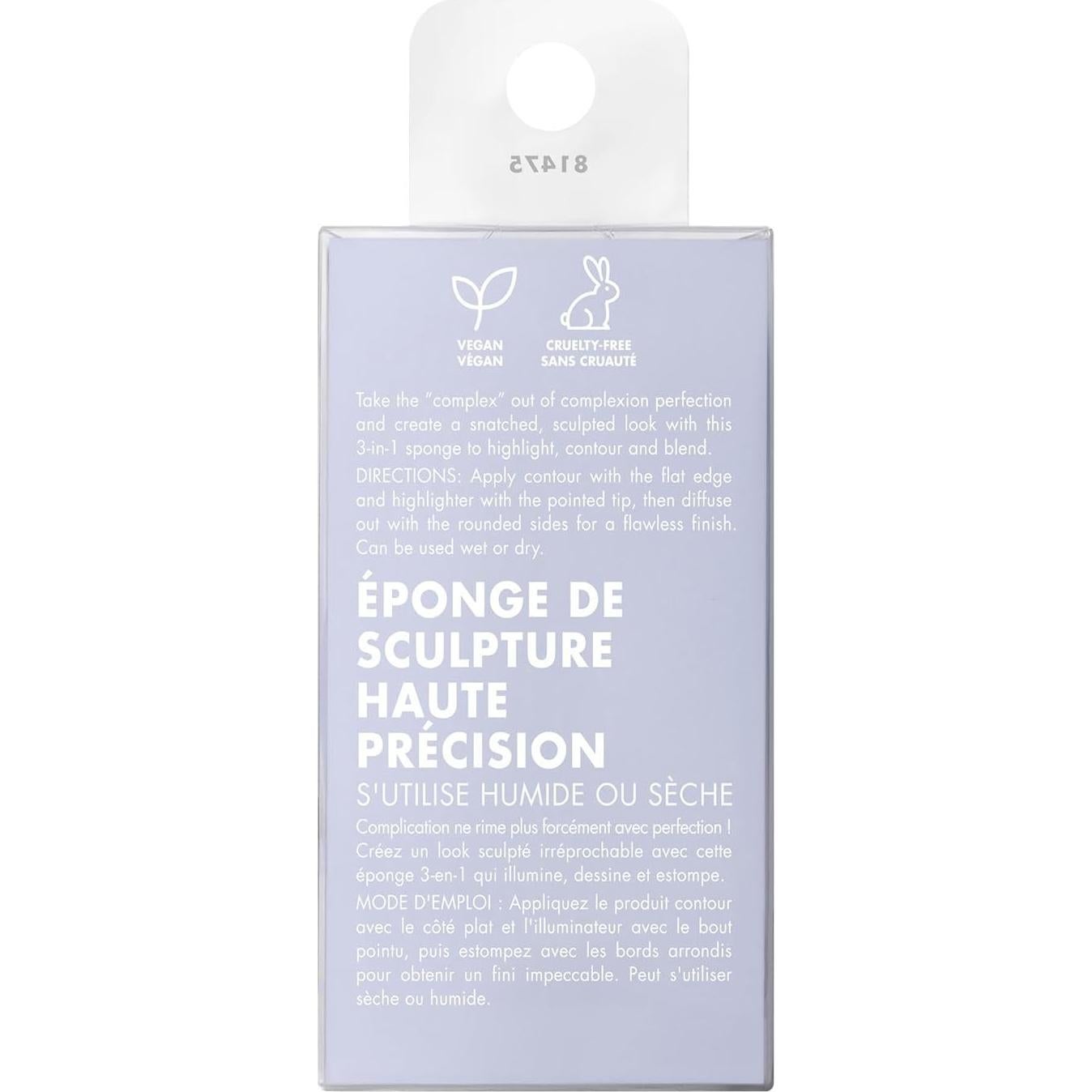 Esponja de Escultura 3-en-1 e.l.f. para Contornear y Difuminar