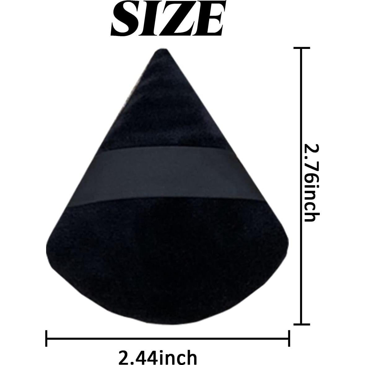 Esponjas de Maquillaje GXXMEI 30PCS Puff Triangular Terciopelo