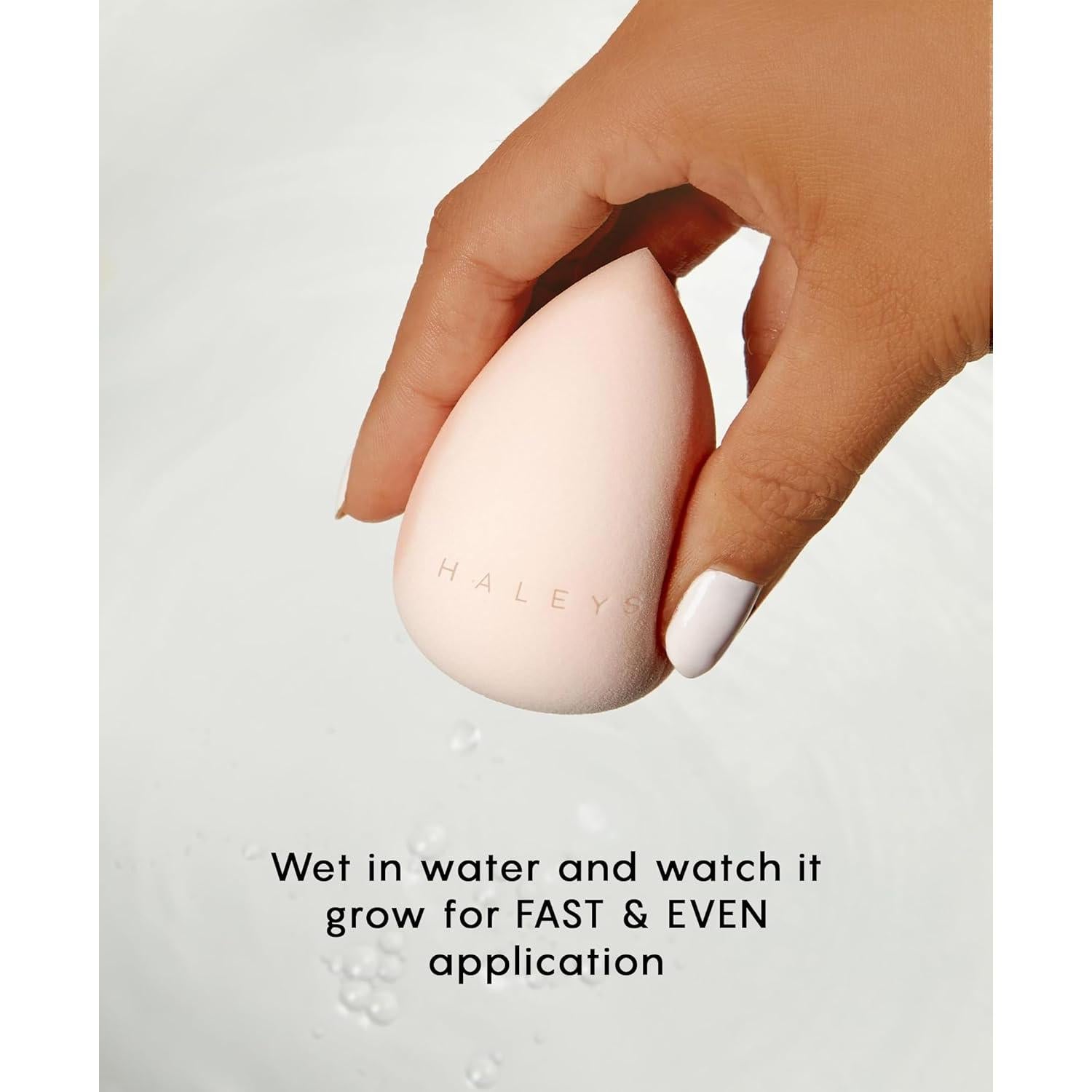 Esponja de Maquillaje Vegana HALEYS - Paquete de 2 Rosa