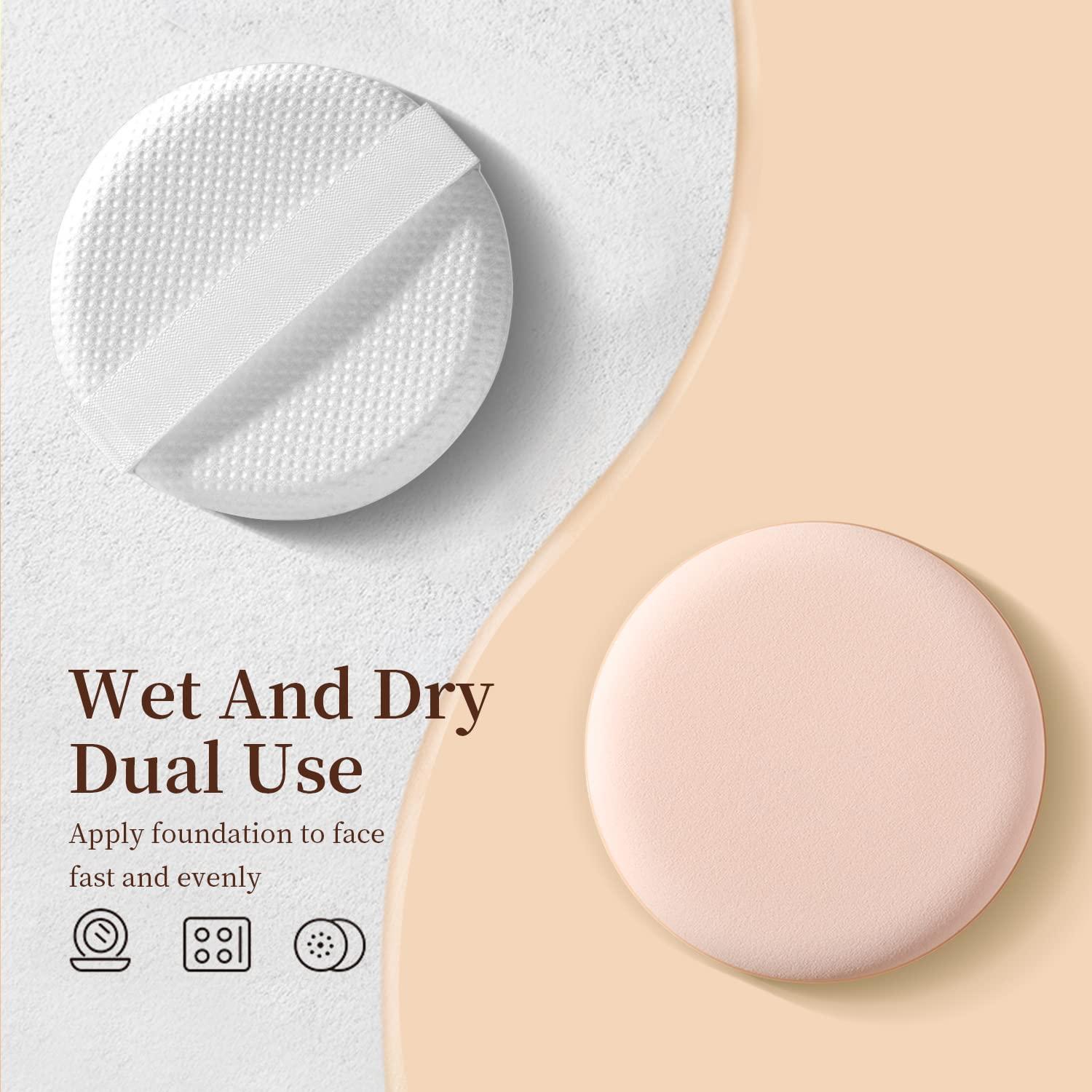 Esponjas de Maquillaje MOHOPE 8Pcs con Caja Portátil - Libre de Látex