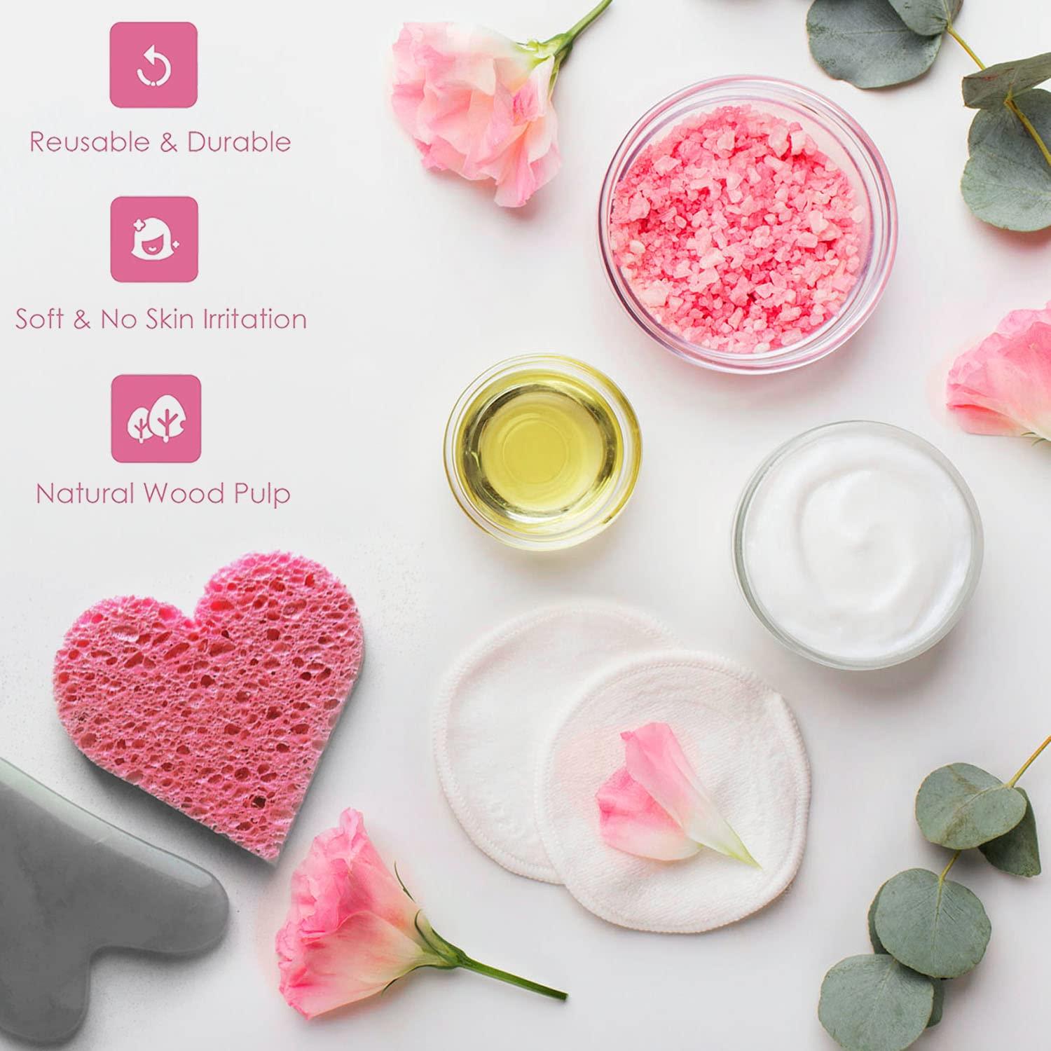 Esponjas Faciales Comprimidas GreenBoll 60 Unidades Naturales