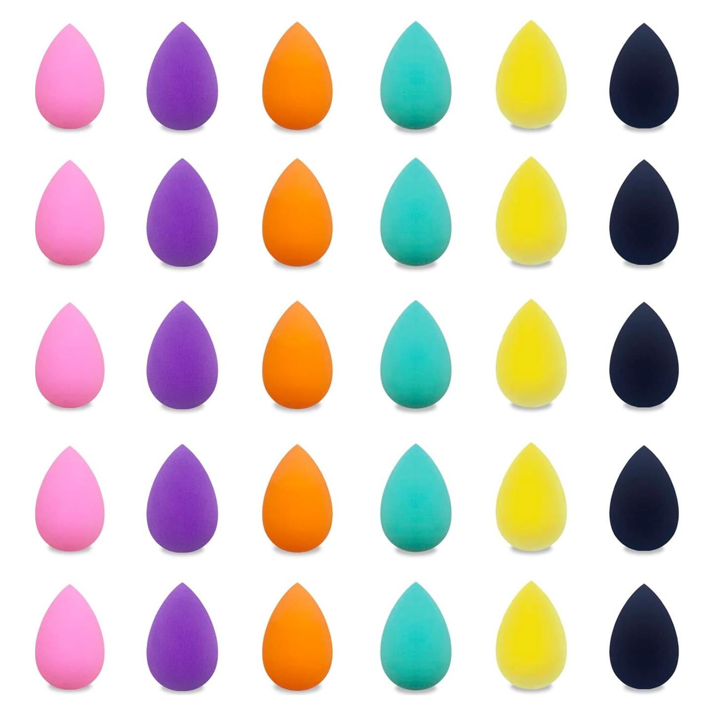 Set de 30 Esponjas de Maquillaje Mini GFOUNS Multicolores