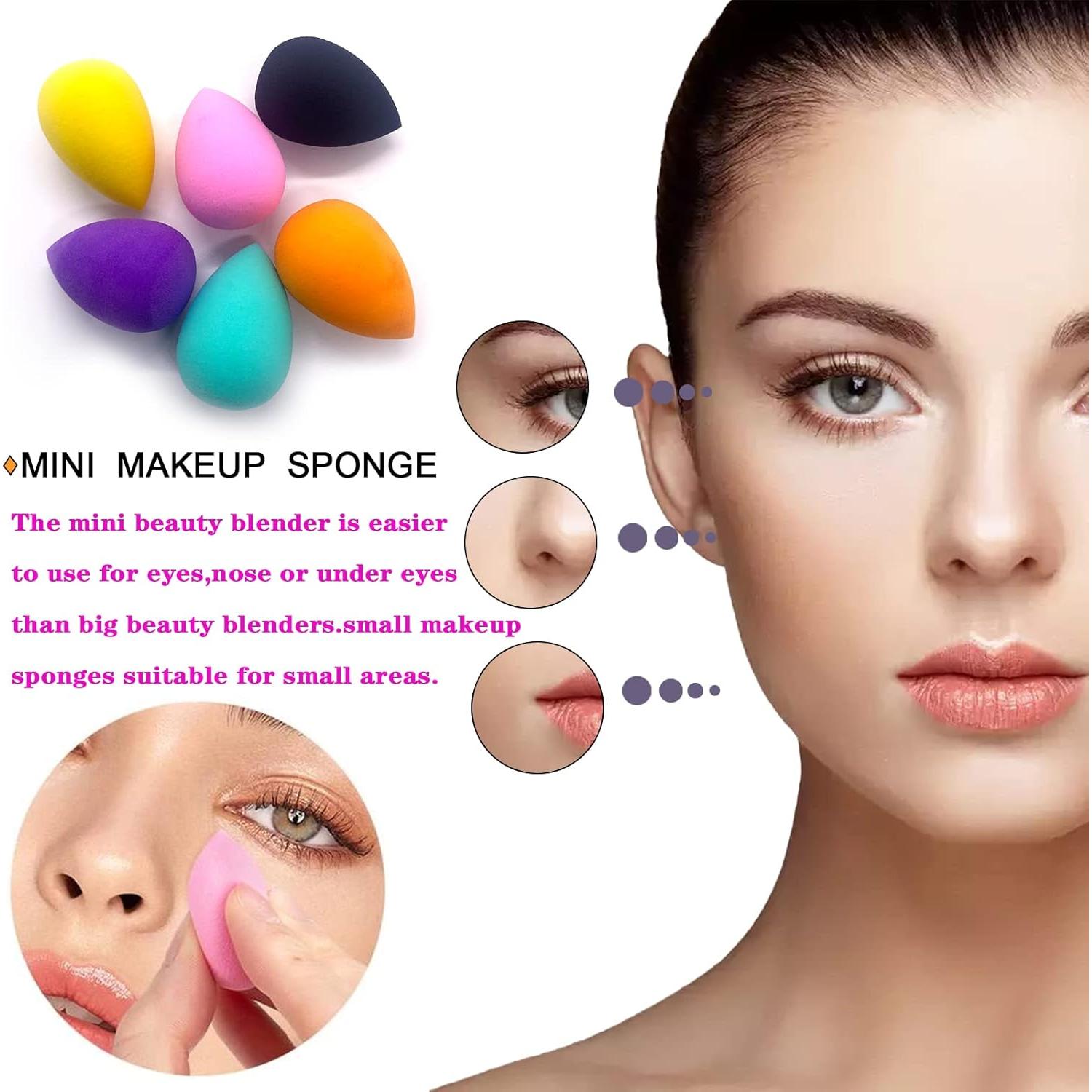 Set de 30 Esponjas de Maquillaje Mini GFOUNS Multicolores