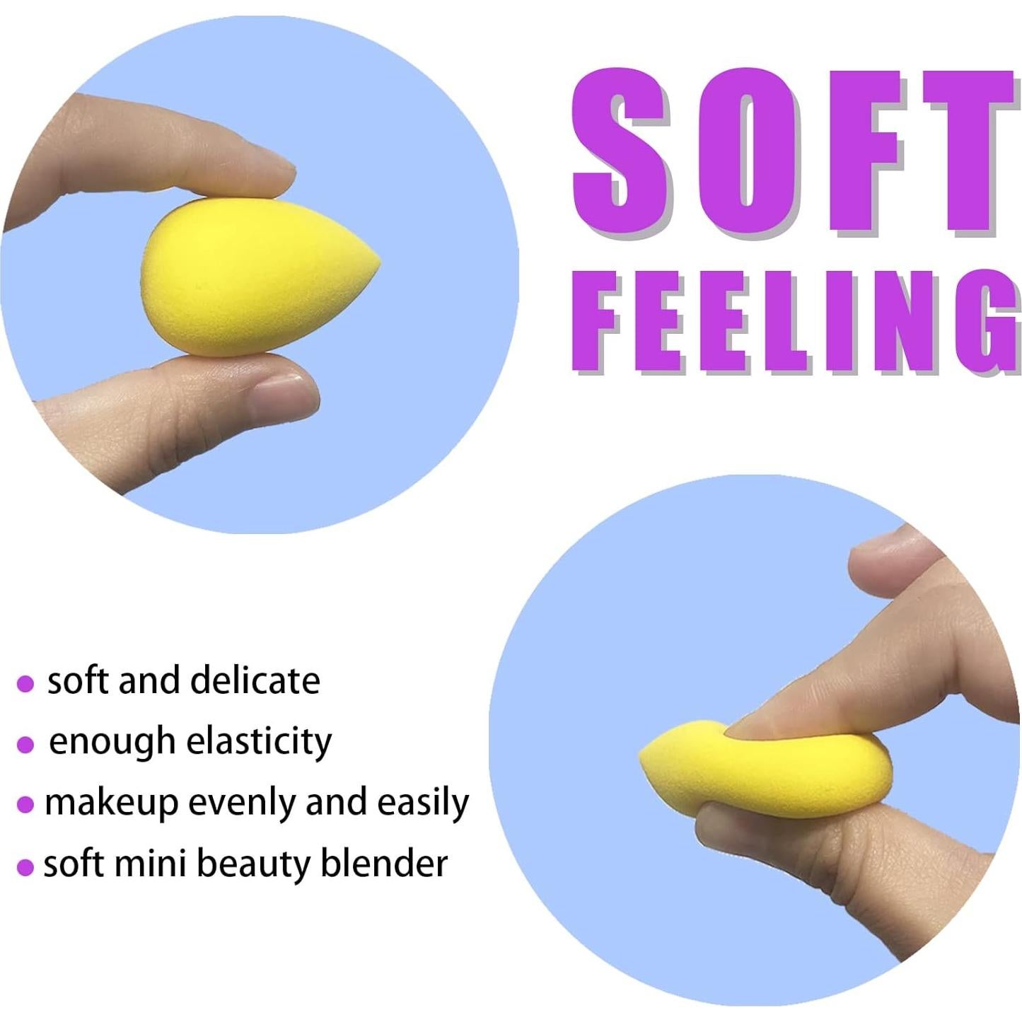 Set de 30 Esponjas de Maquillaje Mini GFOUNS Multicolores