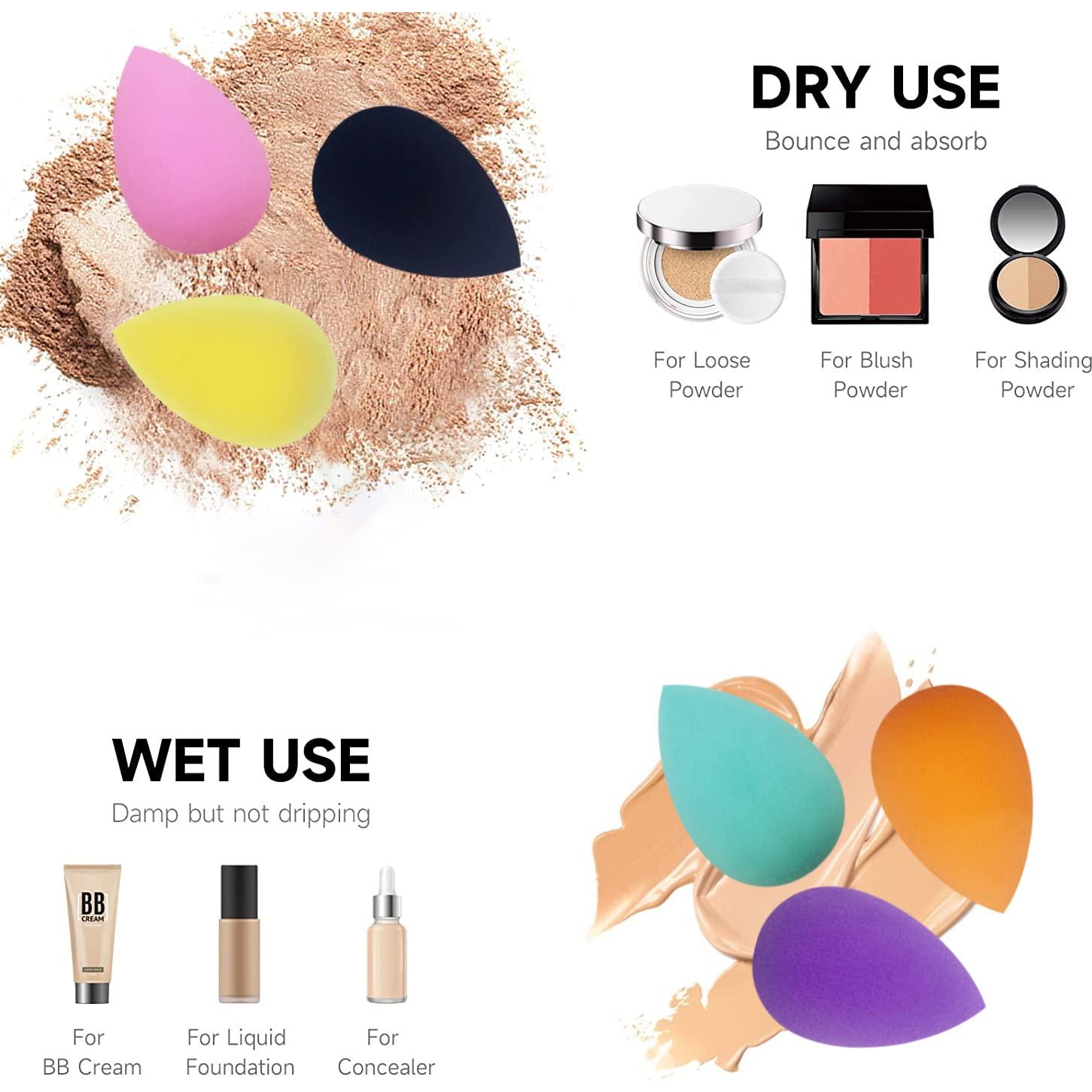 Set de 30 Esponjas de Maquillaje Mini GFOUNS Multicolores