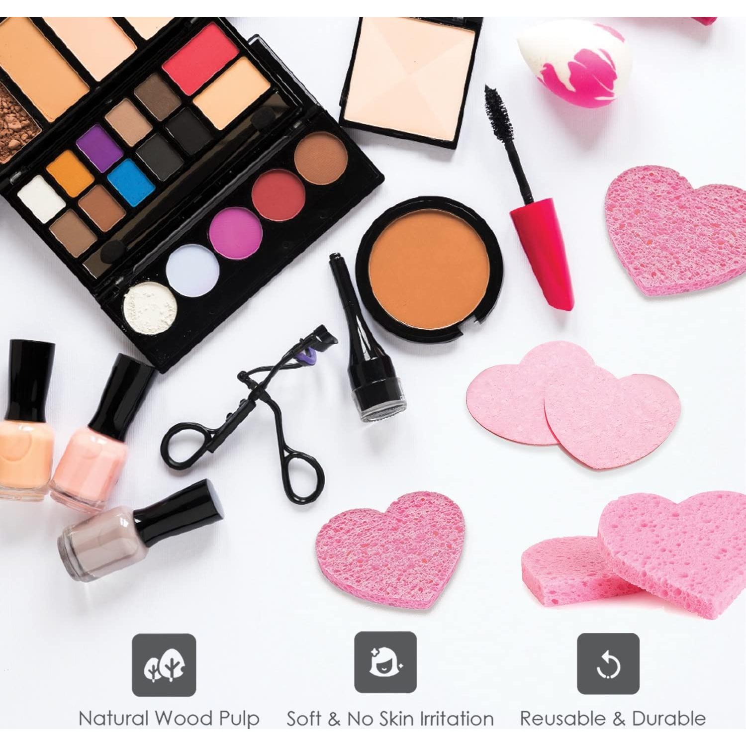 Esponjas Faciales Comprimidas Miaform - 100 Unidades Naturales