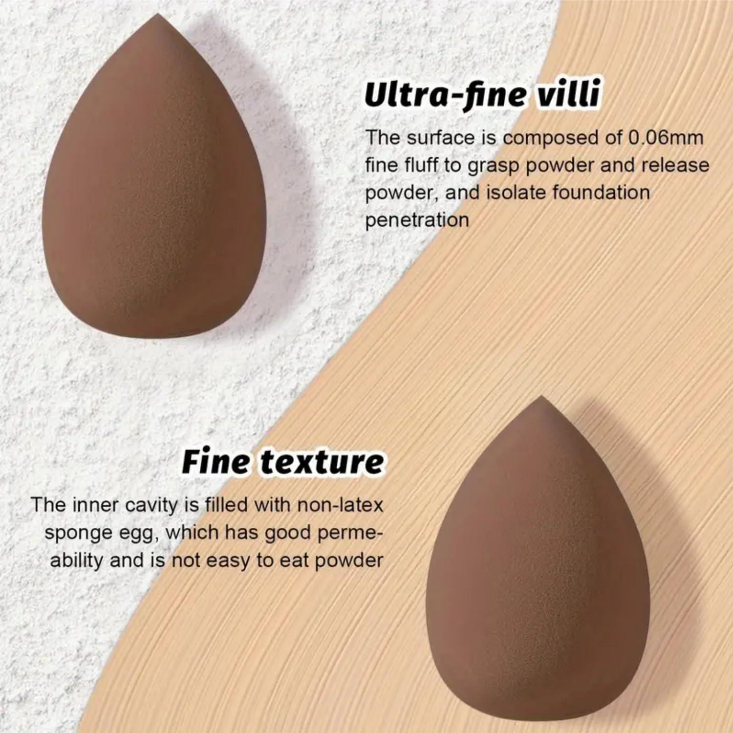 Juego de Esponjas de Maquillaje GOERTI 14 Piezas Reutilizables