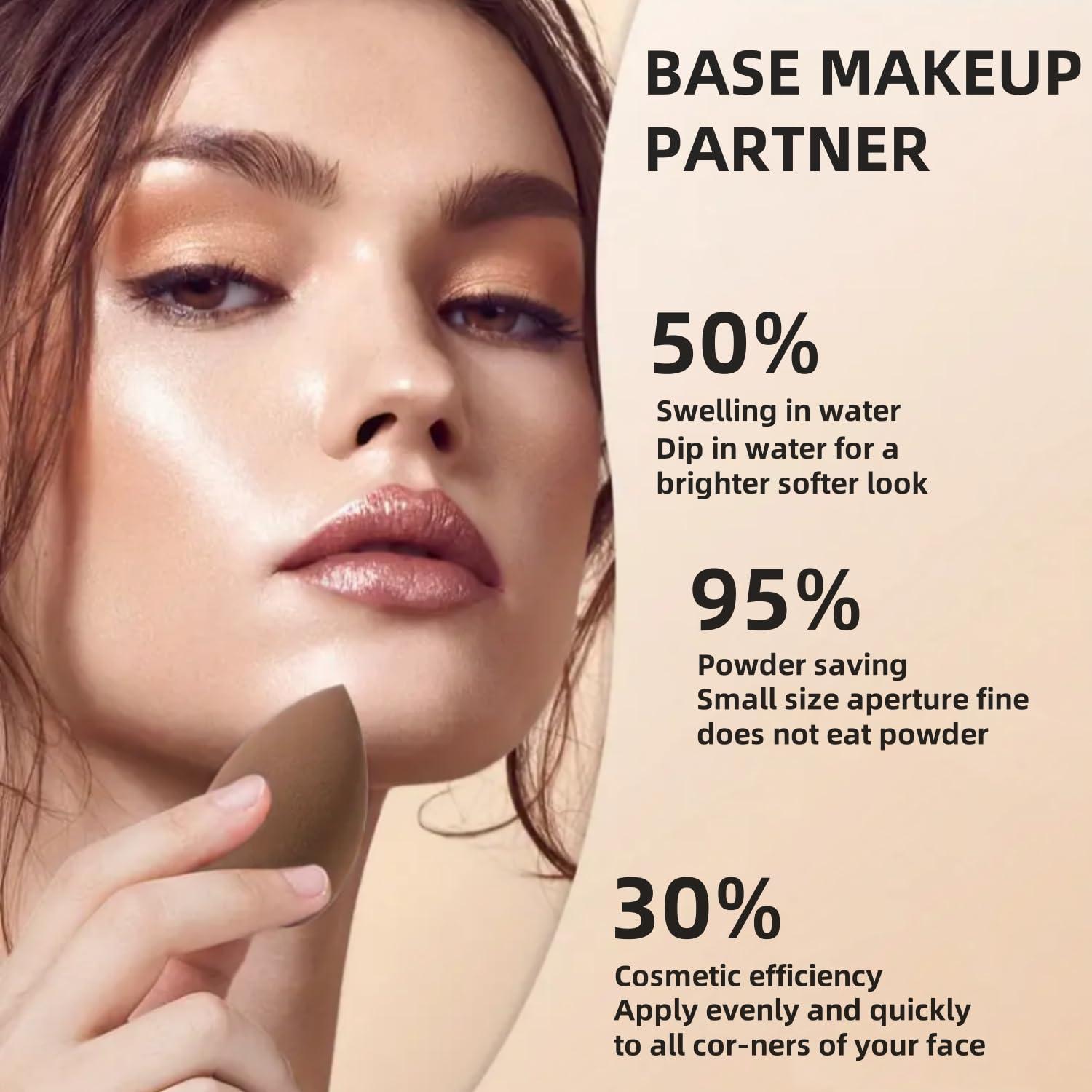 Juego de Esponjas de Maquillaje GOERTI 14 Piezas Reutilizables