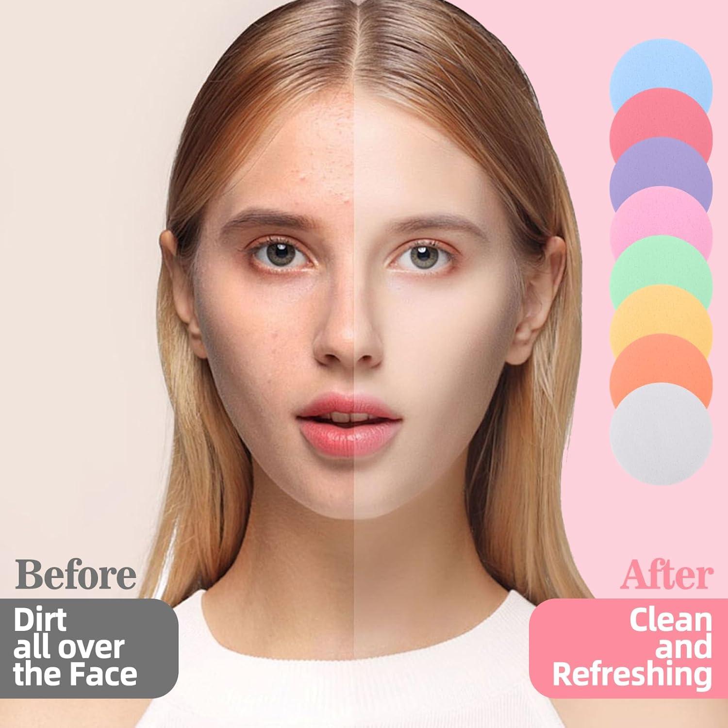 1080 Esponjas Faciales Comprimidas ToiULik - Limpieza y Exfoliación