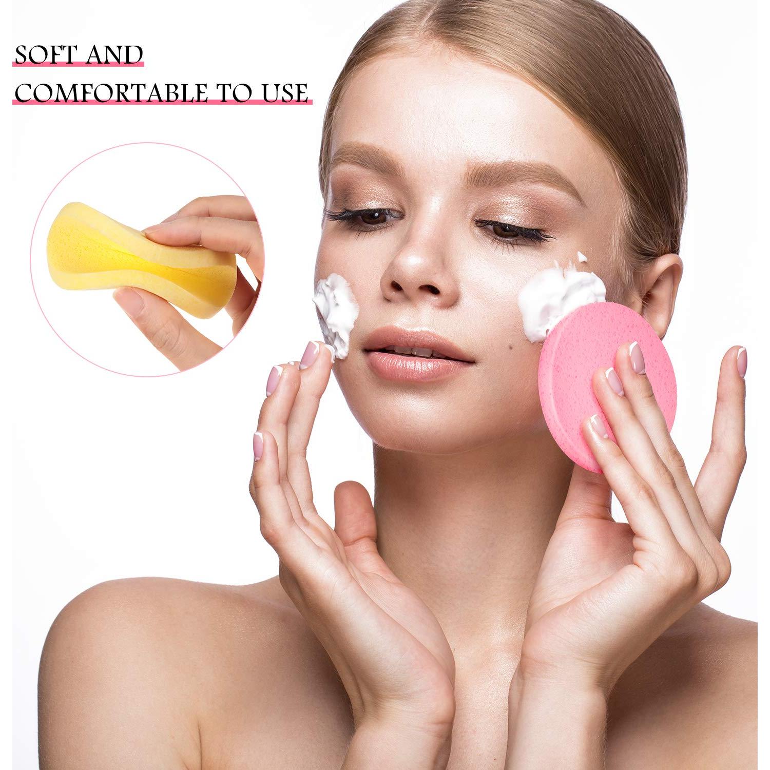 Esponjas Faciales Comprimidas Patelai 120 Piezas 8 cm