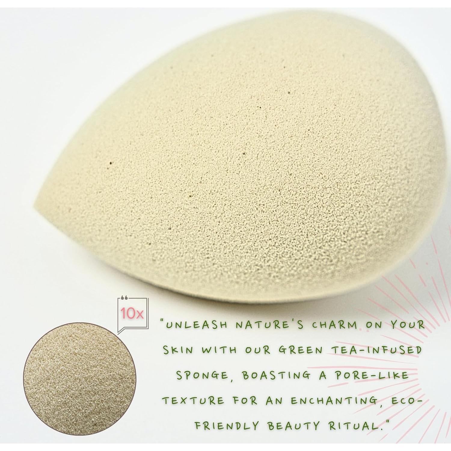 Esponja de Maquillaje Ecológica Bumfuzz Té Verde 1 Cuenta