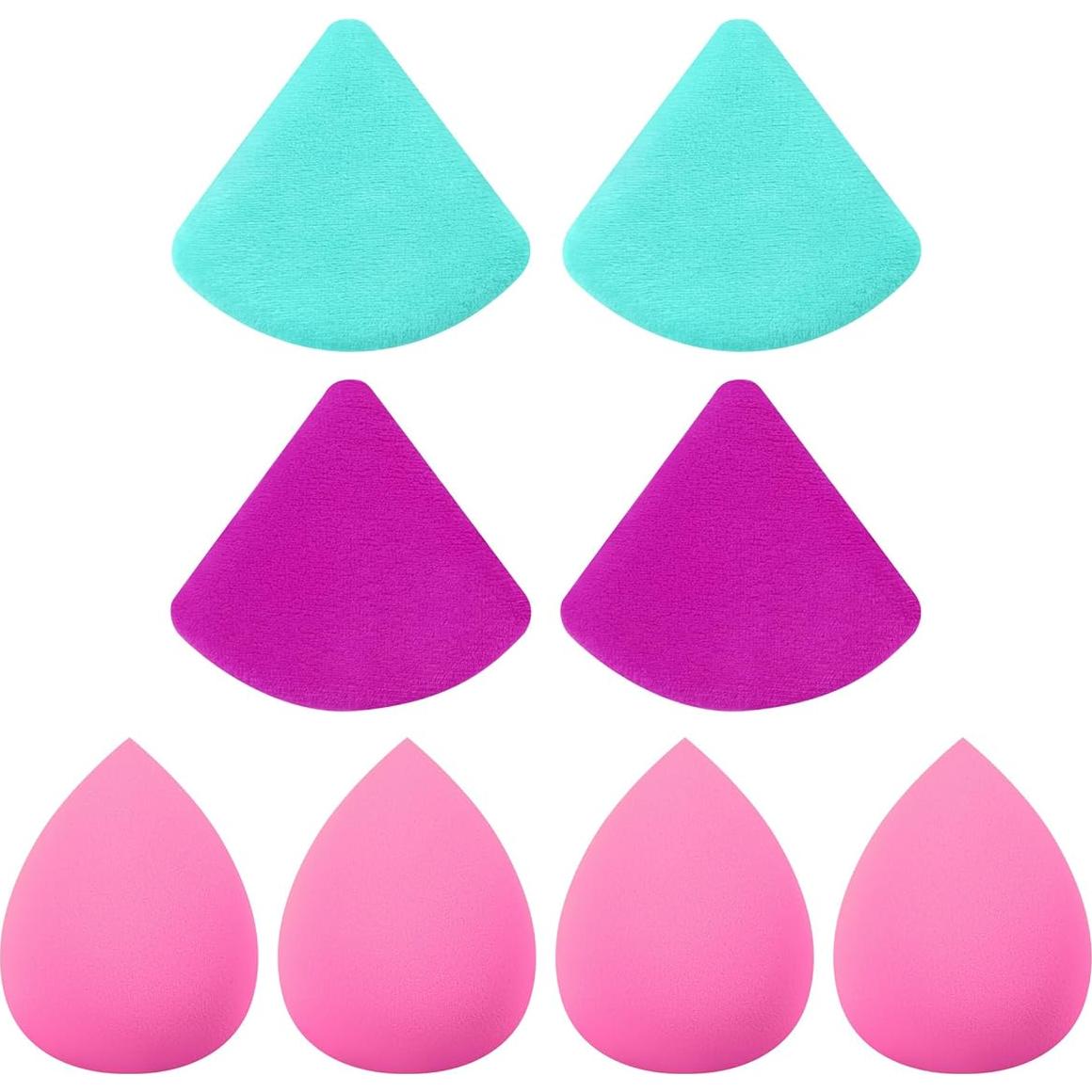 Set de 8 Esponjas y Puffs de Maquillaje Freeman Vegano