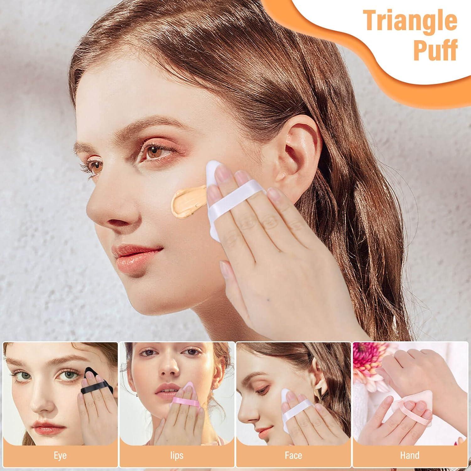 20 Esponjas de Maquillaje Triangulares Thriller - Multicolores