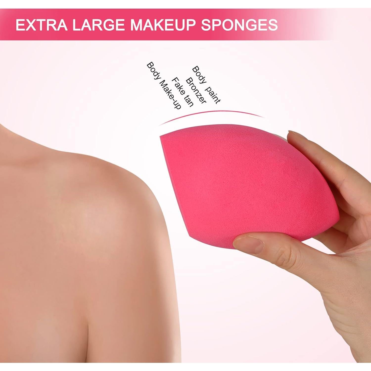 Esponjas de Maquillaje Grande OtNiap 11cm y 9cm - 2 Piezas