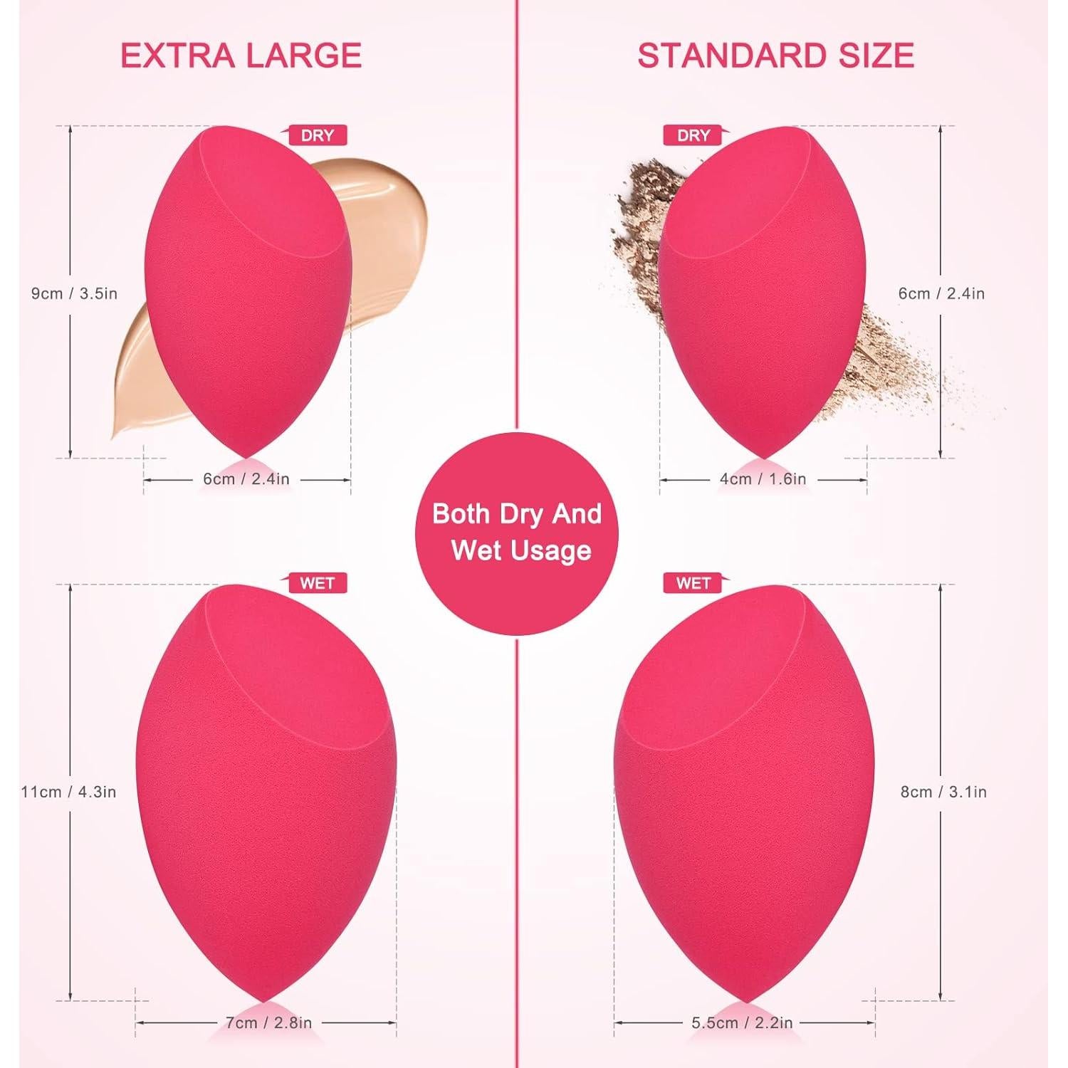 Esponjas de Maquillaje Grande OtNiap 11cm y 9cm - 2 Piezas