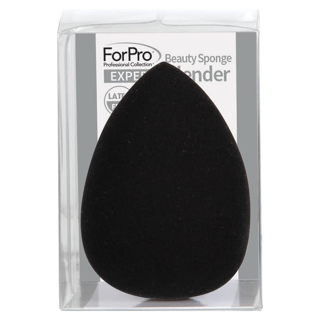 Esponja de Belleza ForPro Expert Vegana Negra 4.6cm
