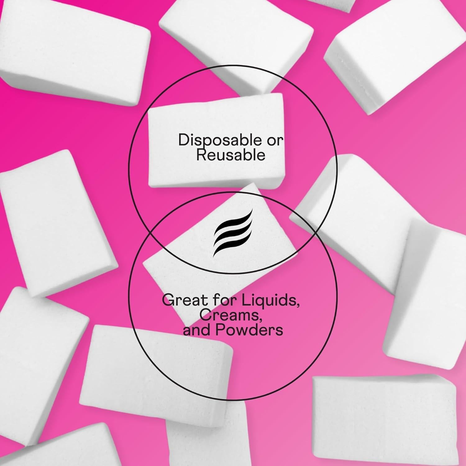 Esponjas Cosméticas Jumbo Swisspers Sin Látex - Bolsa 16 Unidades