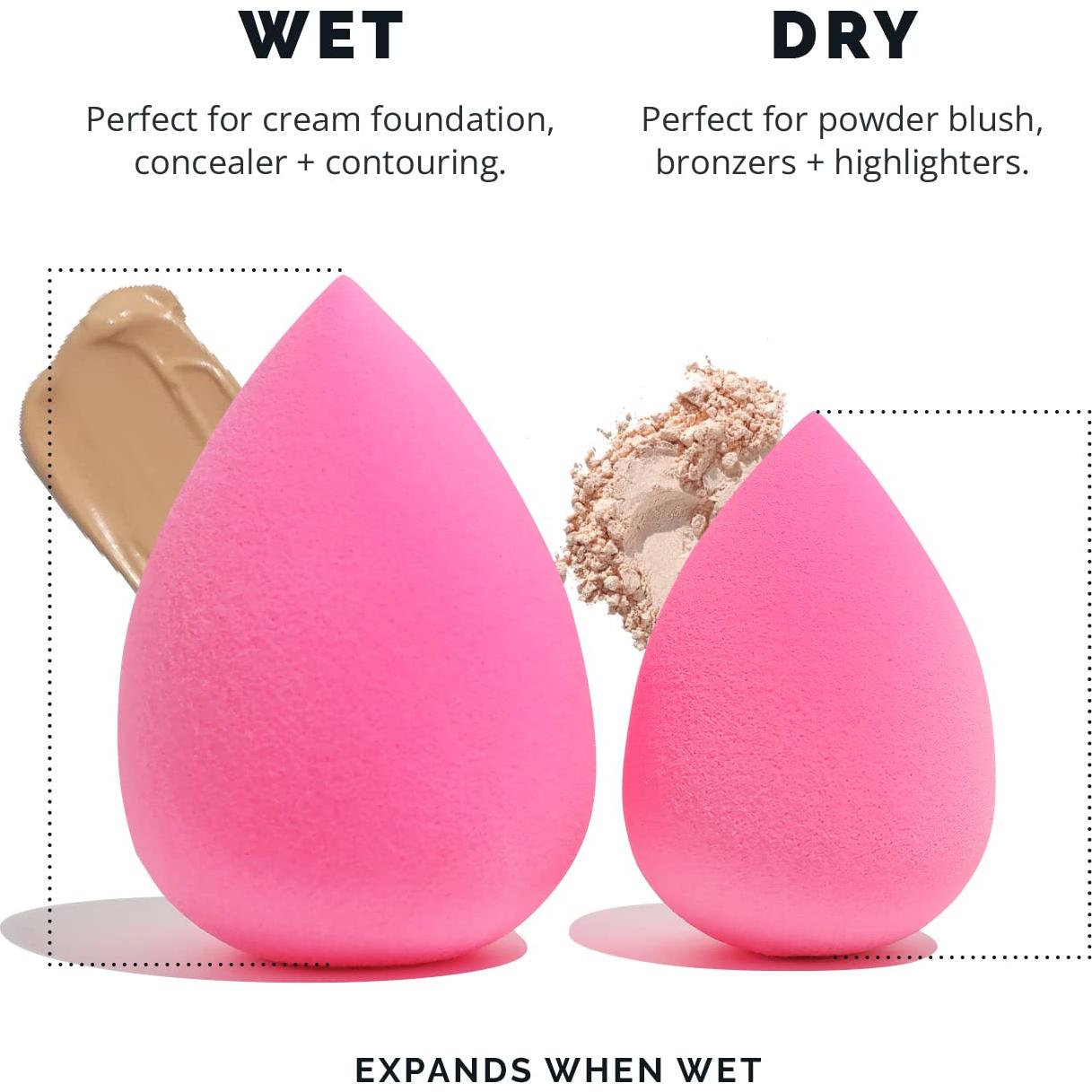 Set de 5 Esponjas de Maquillaje AOA Beauty Libre de Látex