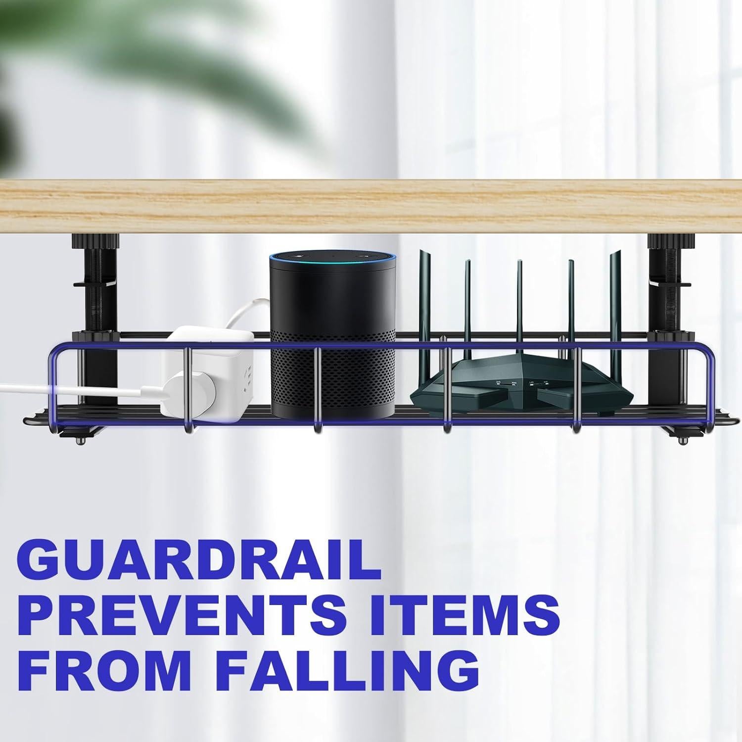 Bandeja de gestión de cables ReFlying 39.88x11.94 cm sin taladro