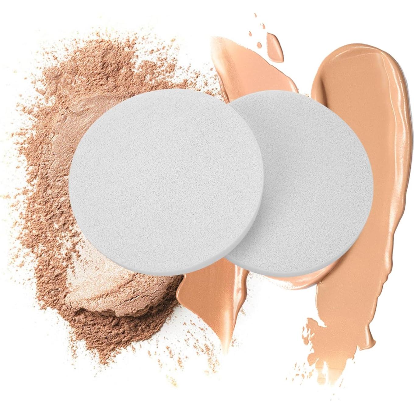 Juego de 12 Esponjas de Maquillaje Molain 5.5 cm Blancas