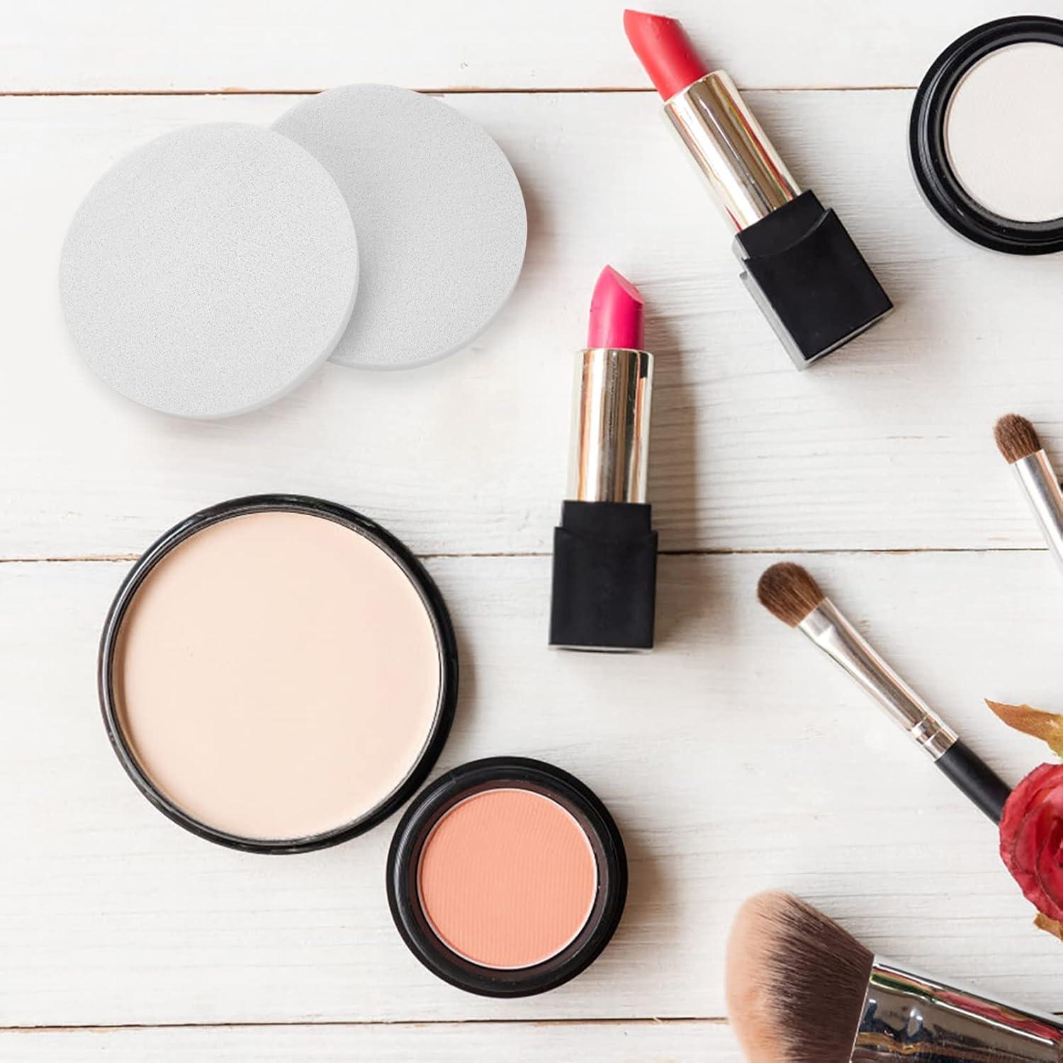 Juego de 12 Esponjas de Maquillaje Molain 5.5 cm Blancas