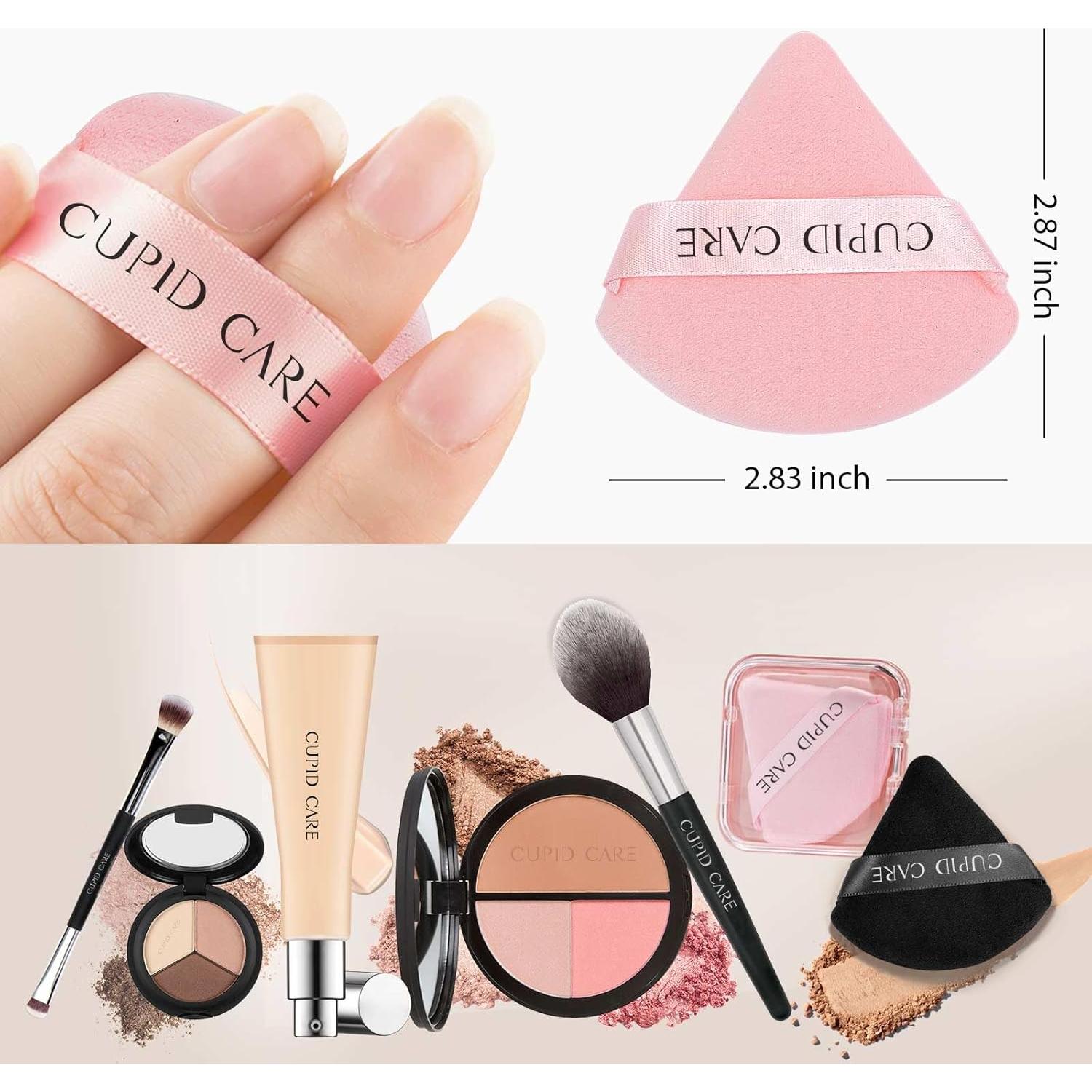 Set de 6 Esponjas de Maquillaje Triangulares Cupid Care