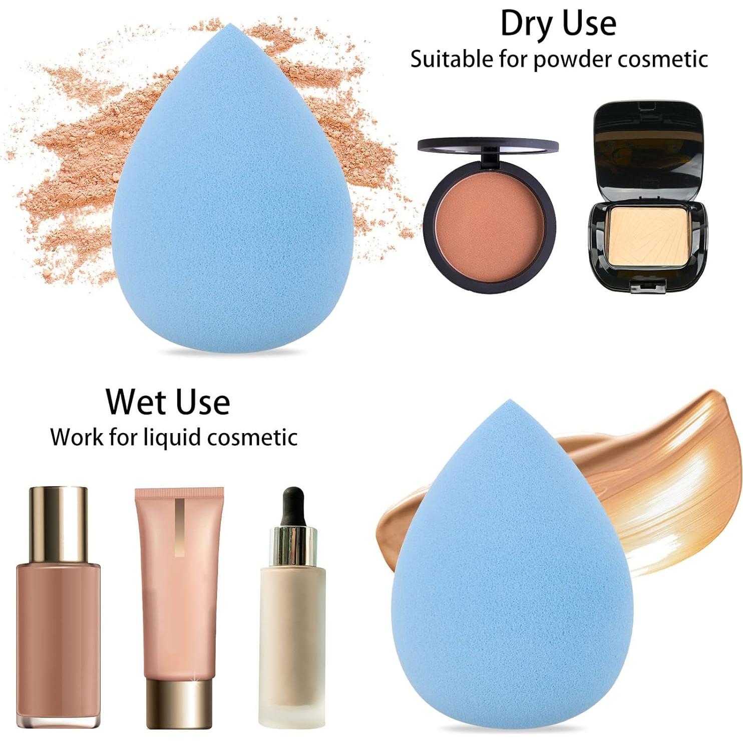 Esponjas de Maquillaje BTYMS 10 Piezas Sin Látex