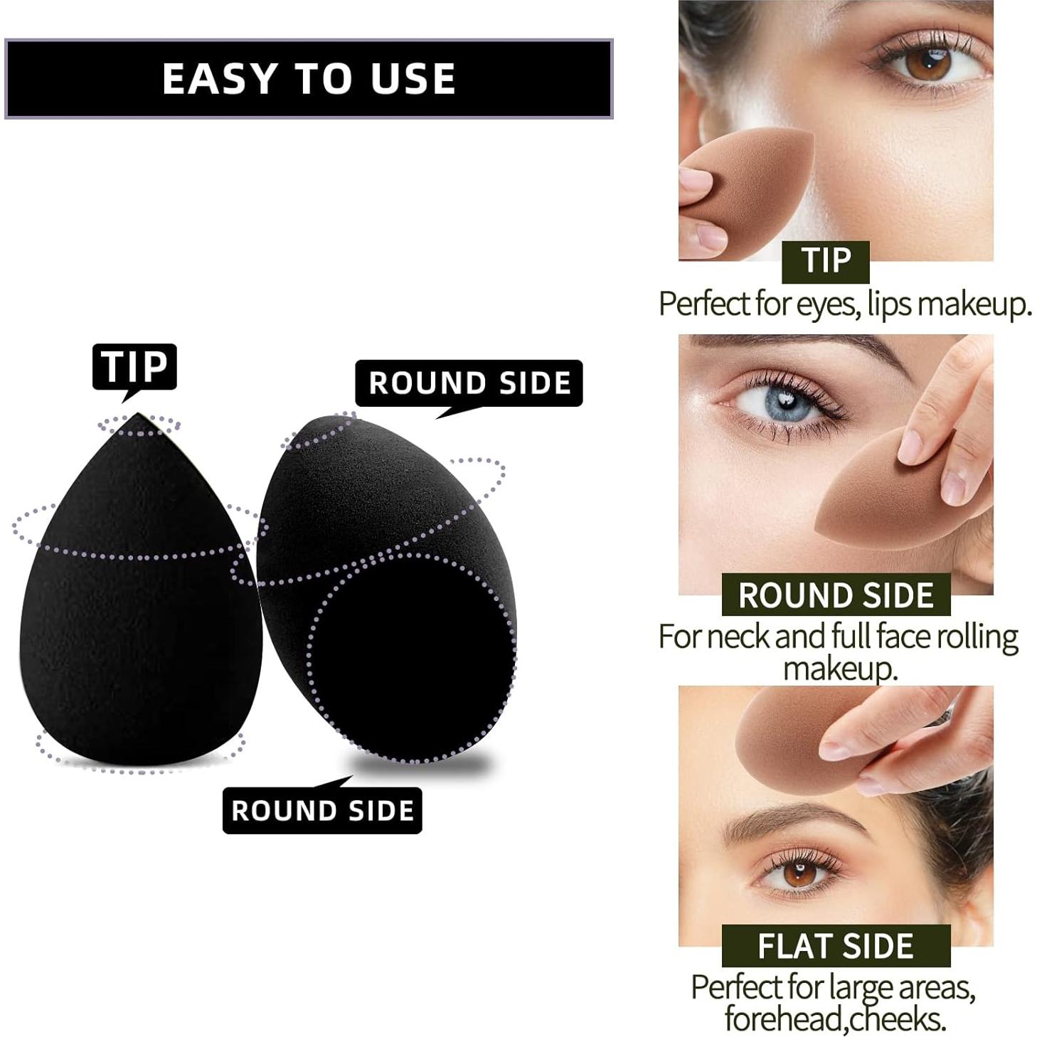 Set de 12 Esponjas de Maquillaje Beauty Blender - Multicolores