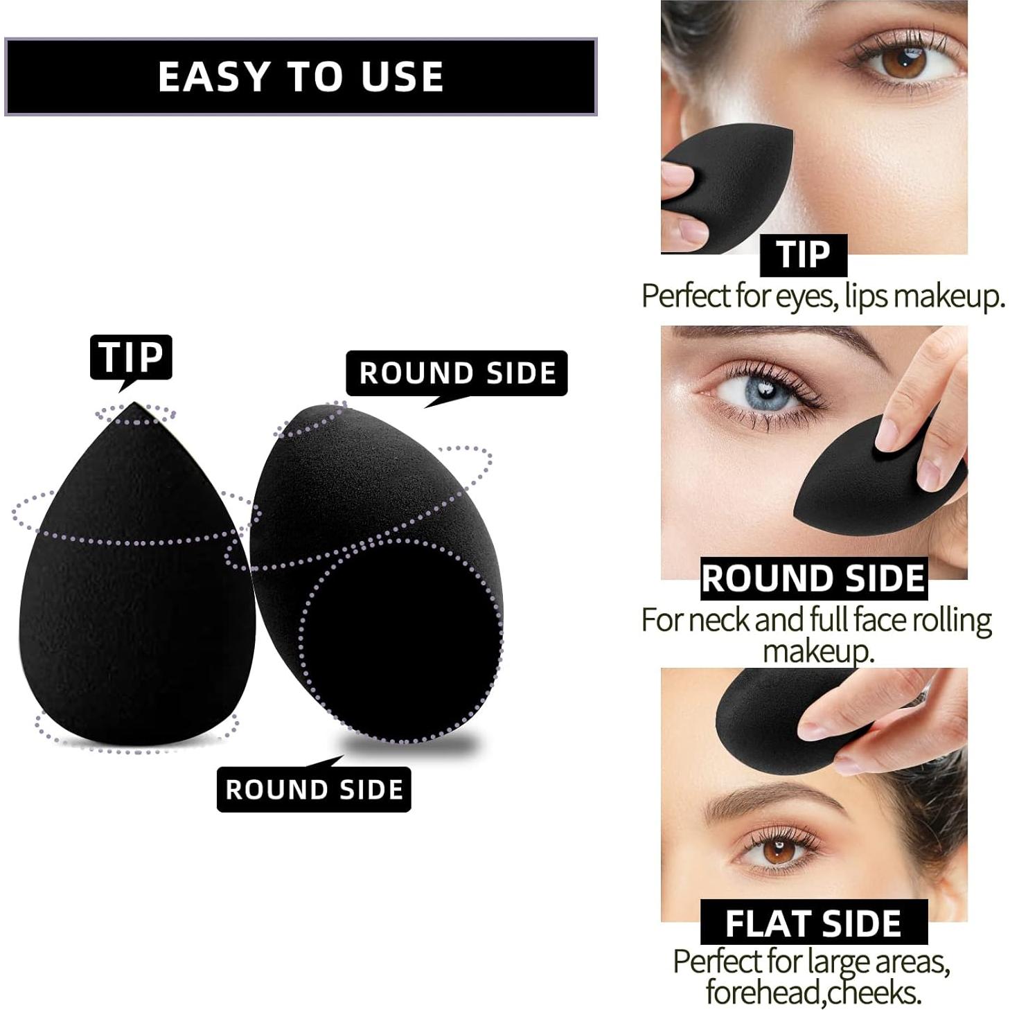 Set de 12 Esponjas de Maquillaje Beauty Blender - Multicolores