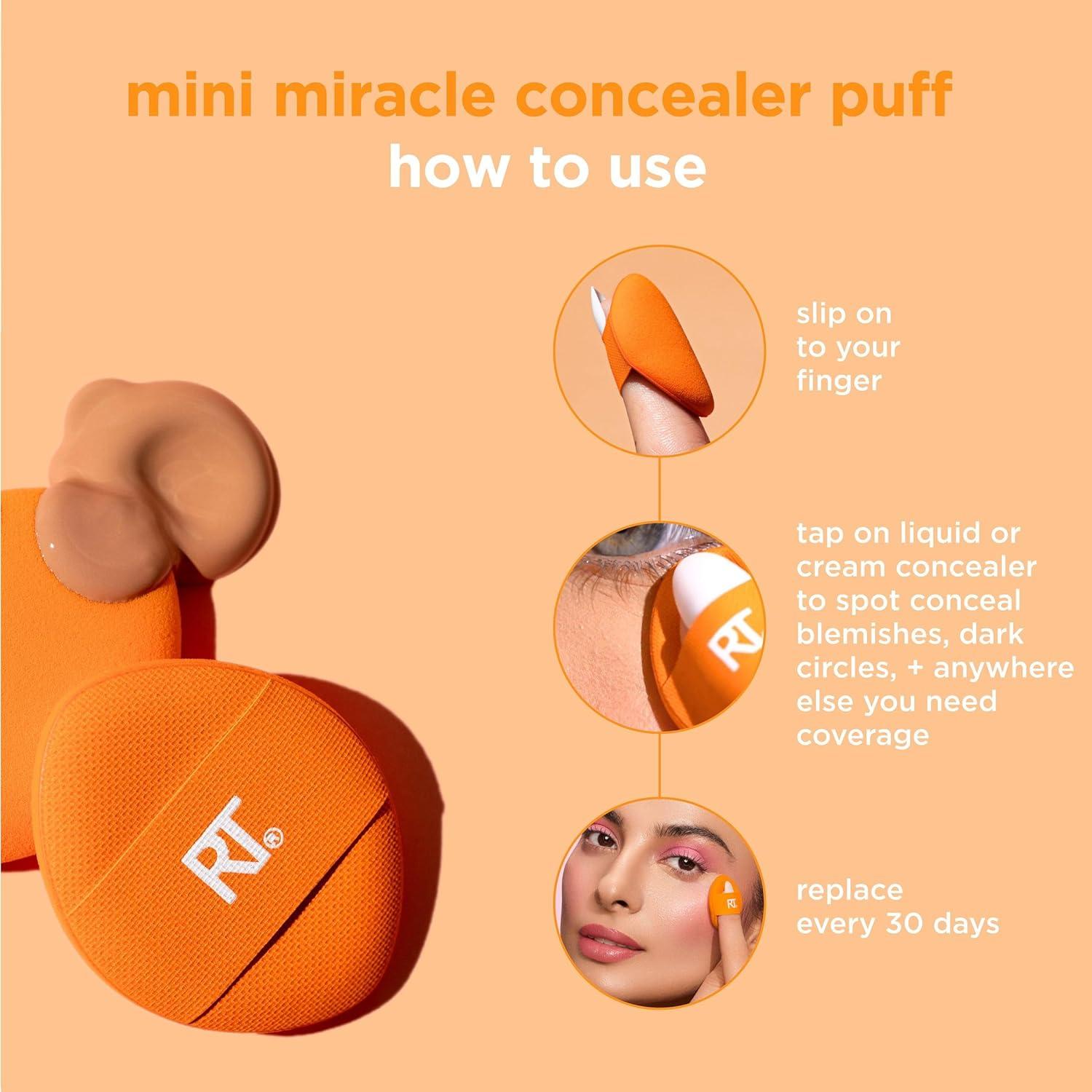 Esponjas de Maquillaje Real Techniques Mini Miracle 6 Piezas
