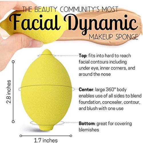Esponja de Maquillaje Limón Sediento Ally Things Beauty - Libre de Látex