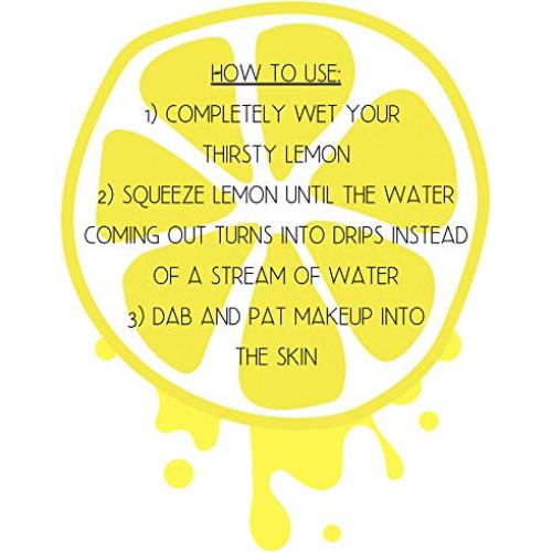 Esponja de Maquillaje Limón Sediento Ally Things Beauty - Libre de Látex