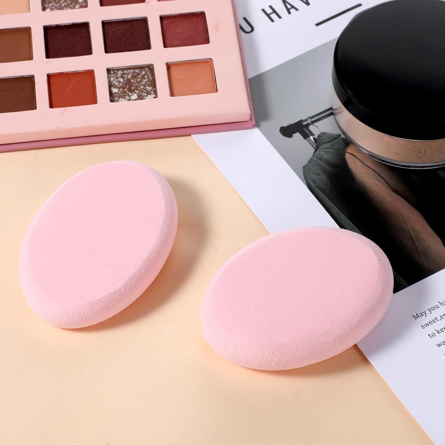 Paquete de 4 Esponjas de Maquillaje SynHHergyx Rosa Ovaladas